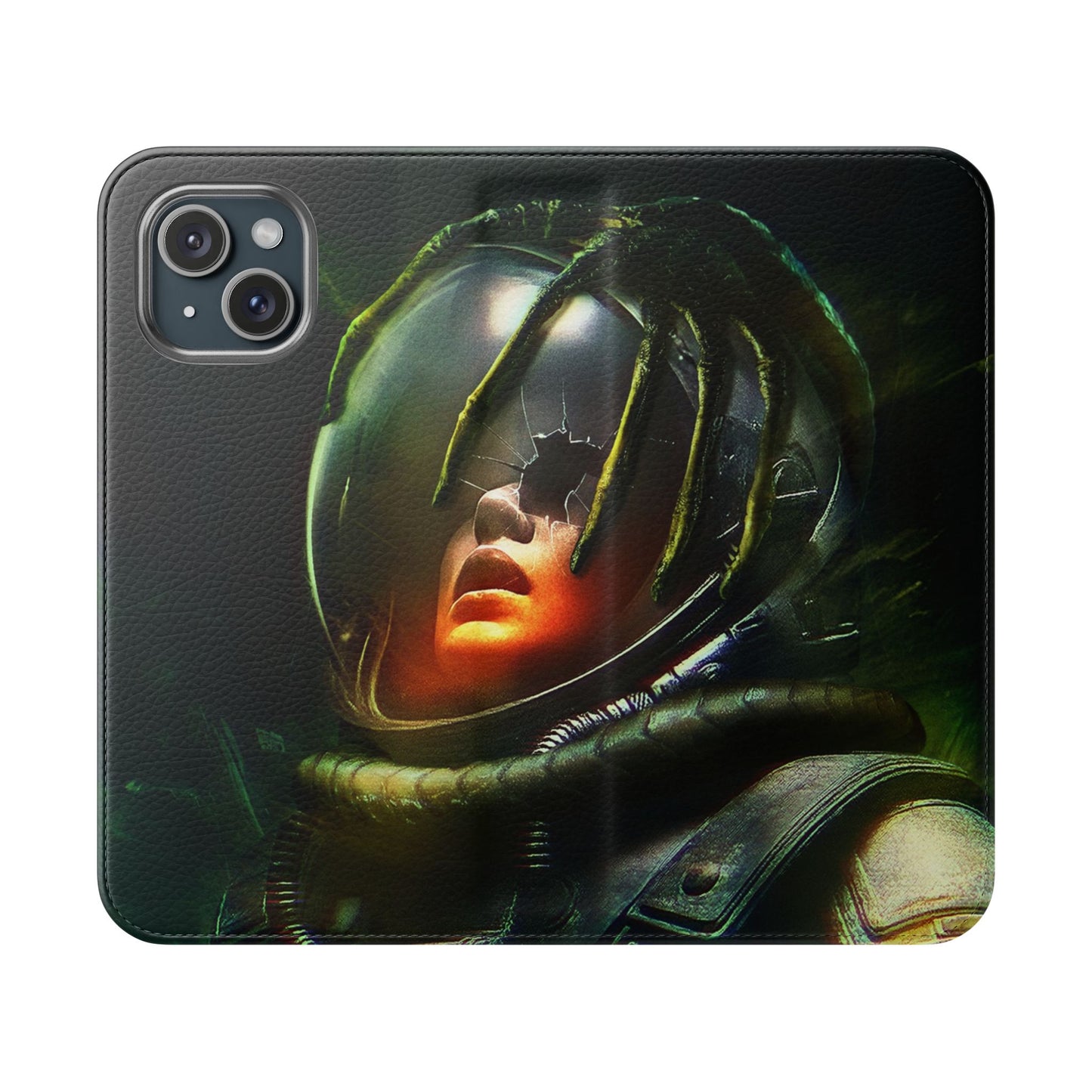Alien iPhone & Samsung Flip Case