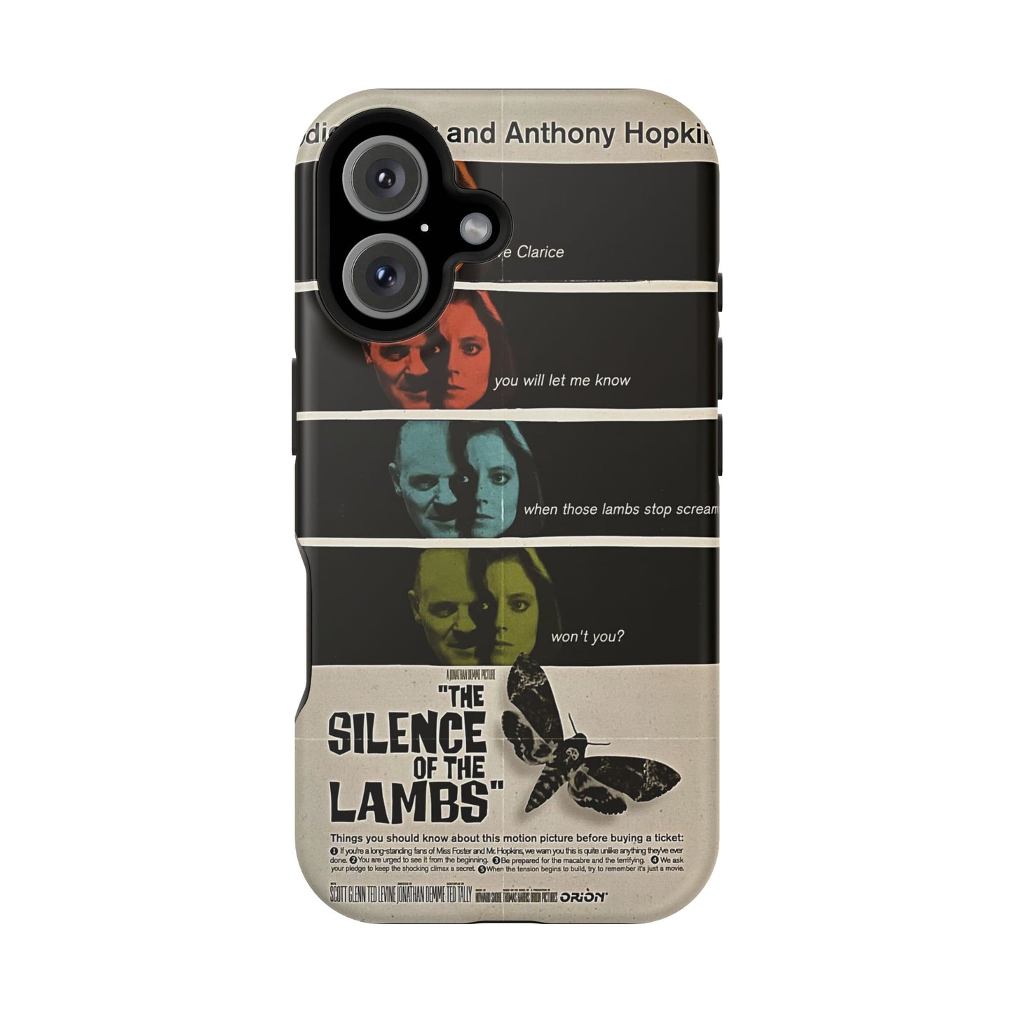 Silence of the Lambs MagSafe® iPhone Tough Case Dual Layer Robust