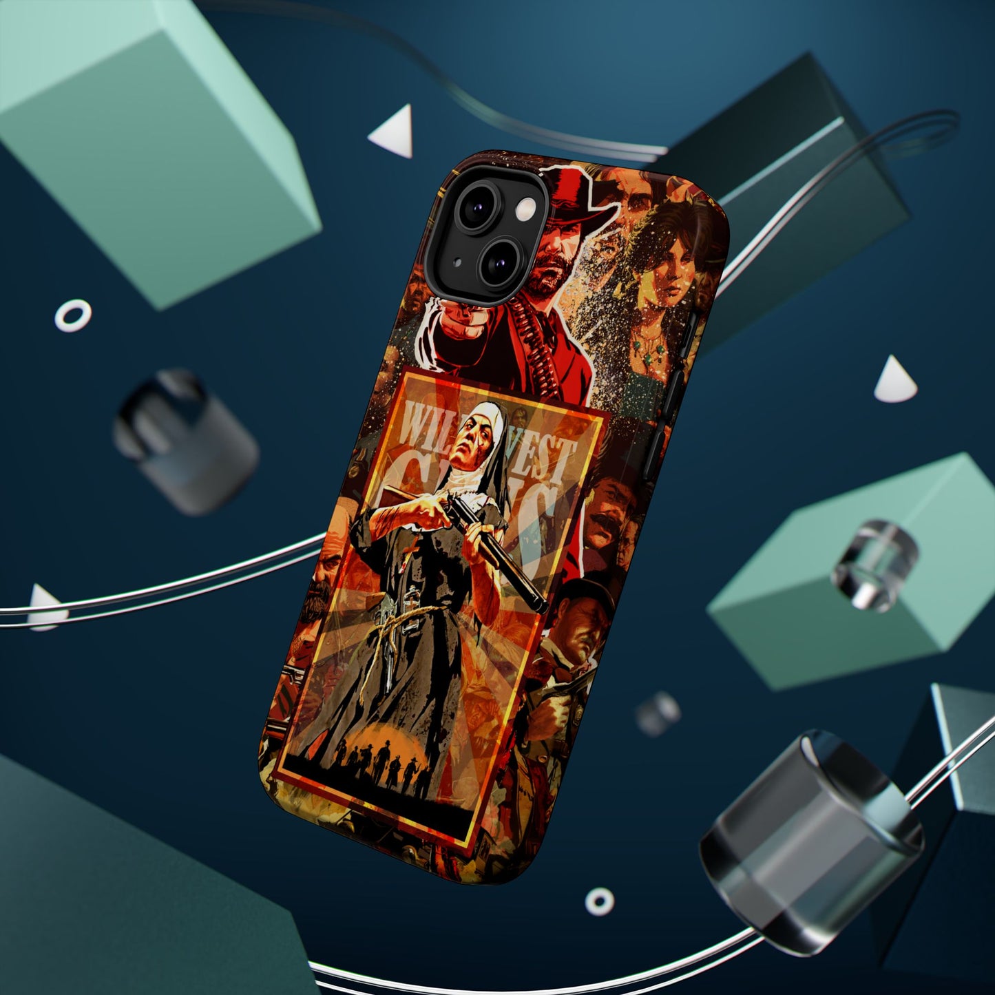 Red Dead Redemption MagSafe® iPhone Tough Case Dual Layer Robust