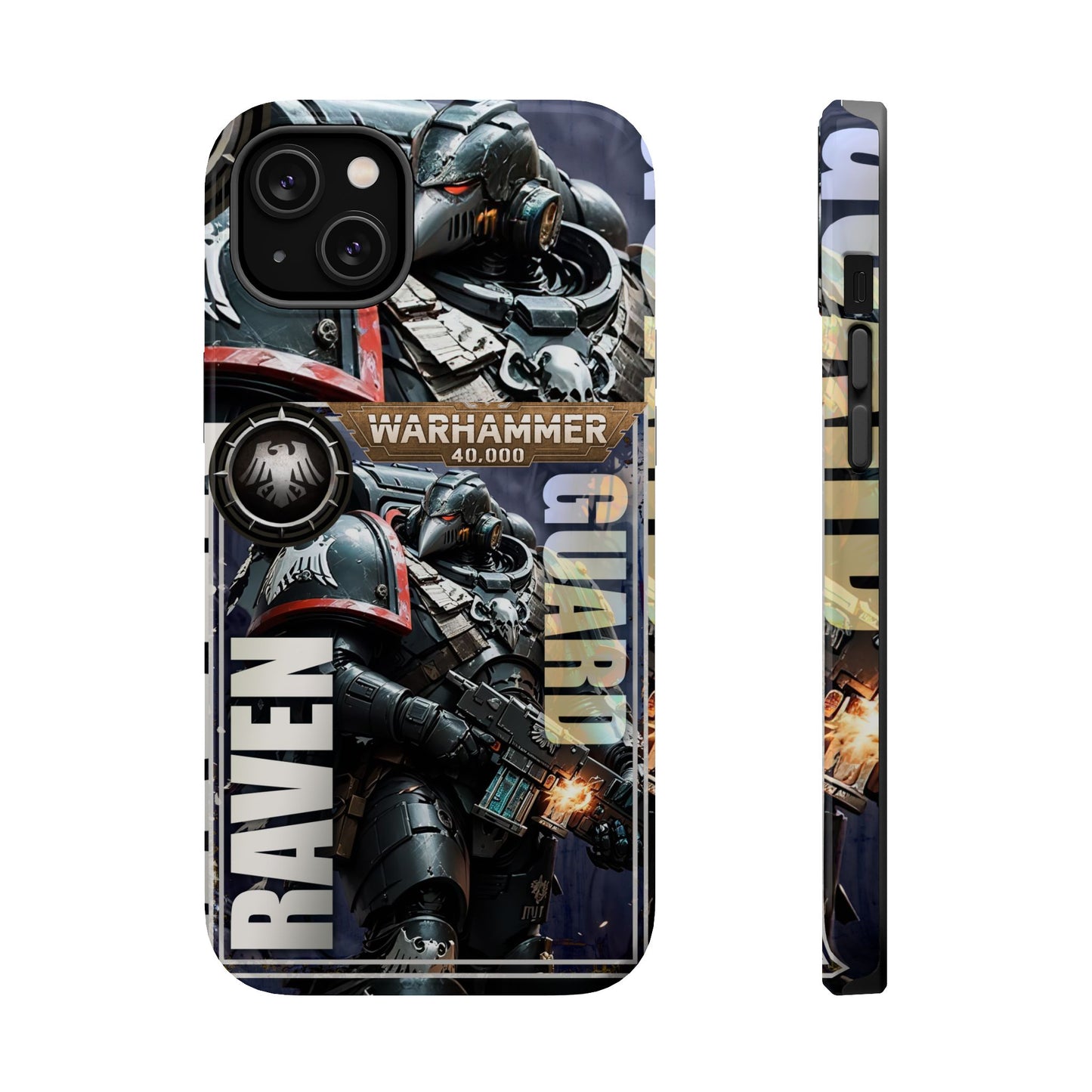 Warhammer Raven Guard MagSafe® iPhone Tough Case Dual Layer Robust