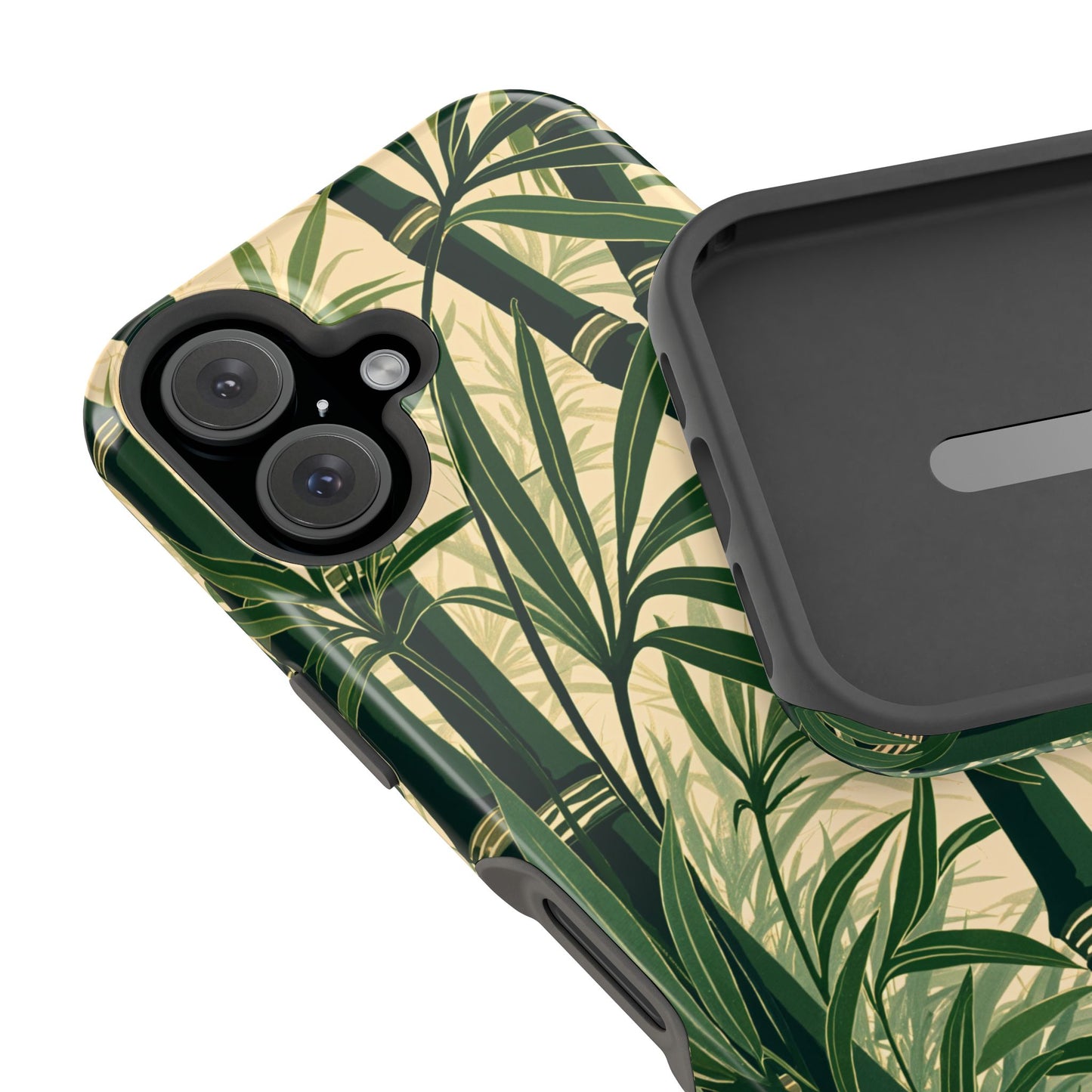 Bamboo Nature MagSafe® iPhone Tough Case Dual Layer Robust