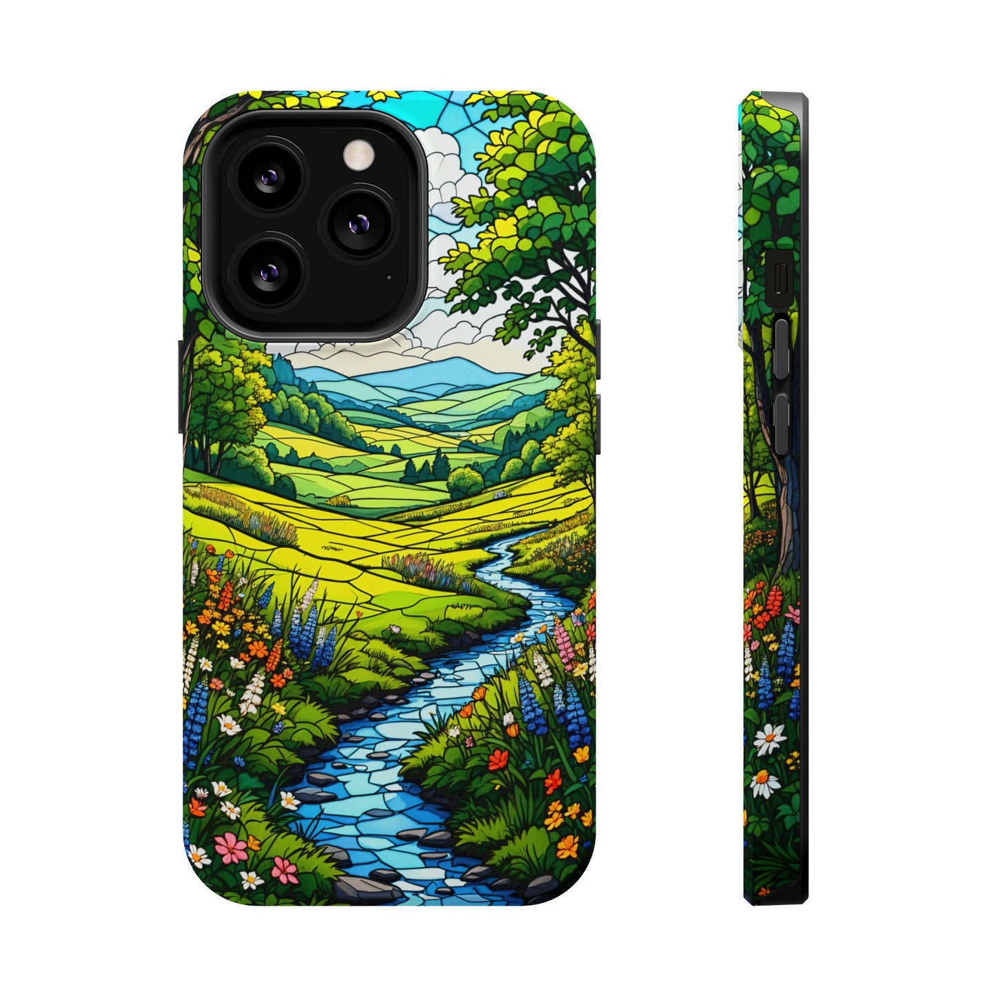Art Nature MagSafe® iPhone Tough Case Dual Layer Robust