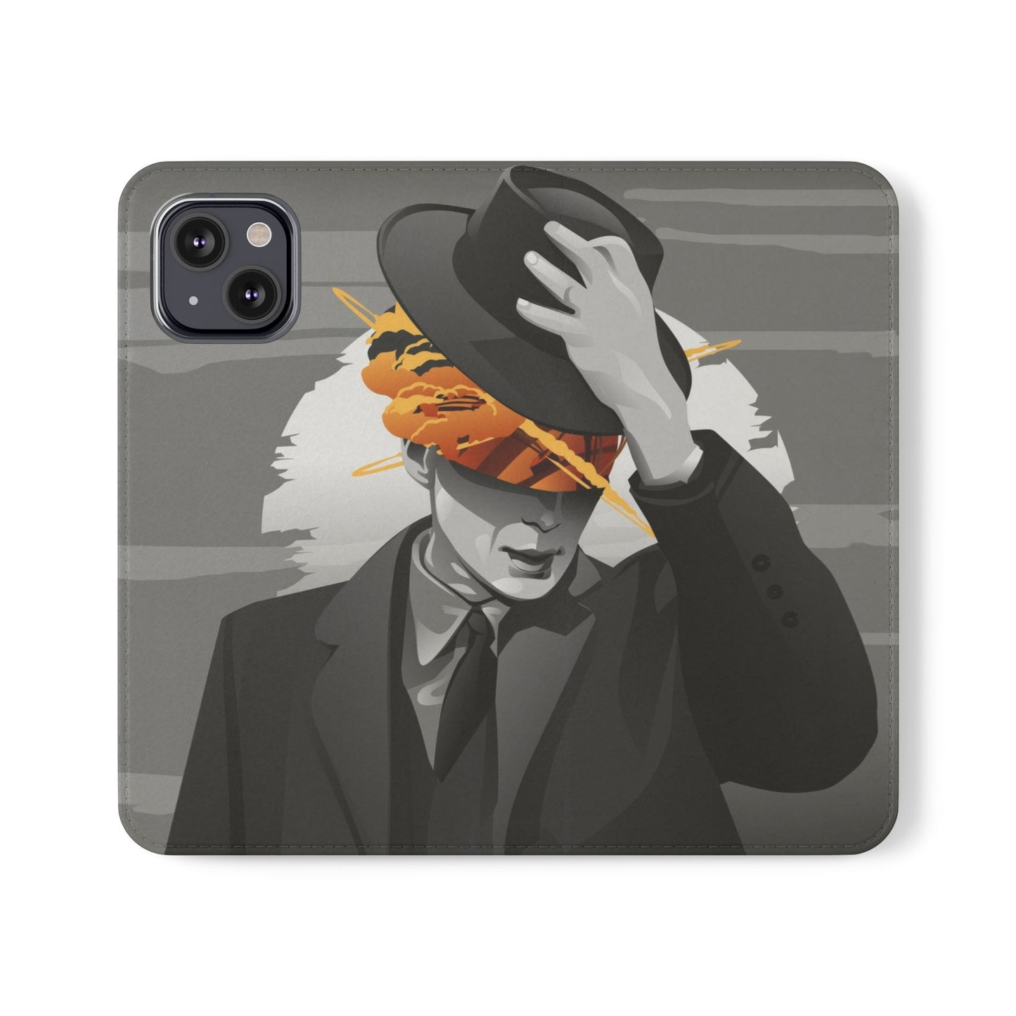 Oppenheimer Man Flip Case for iPhone & Samsung | PhoneMags