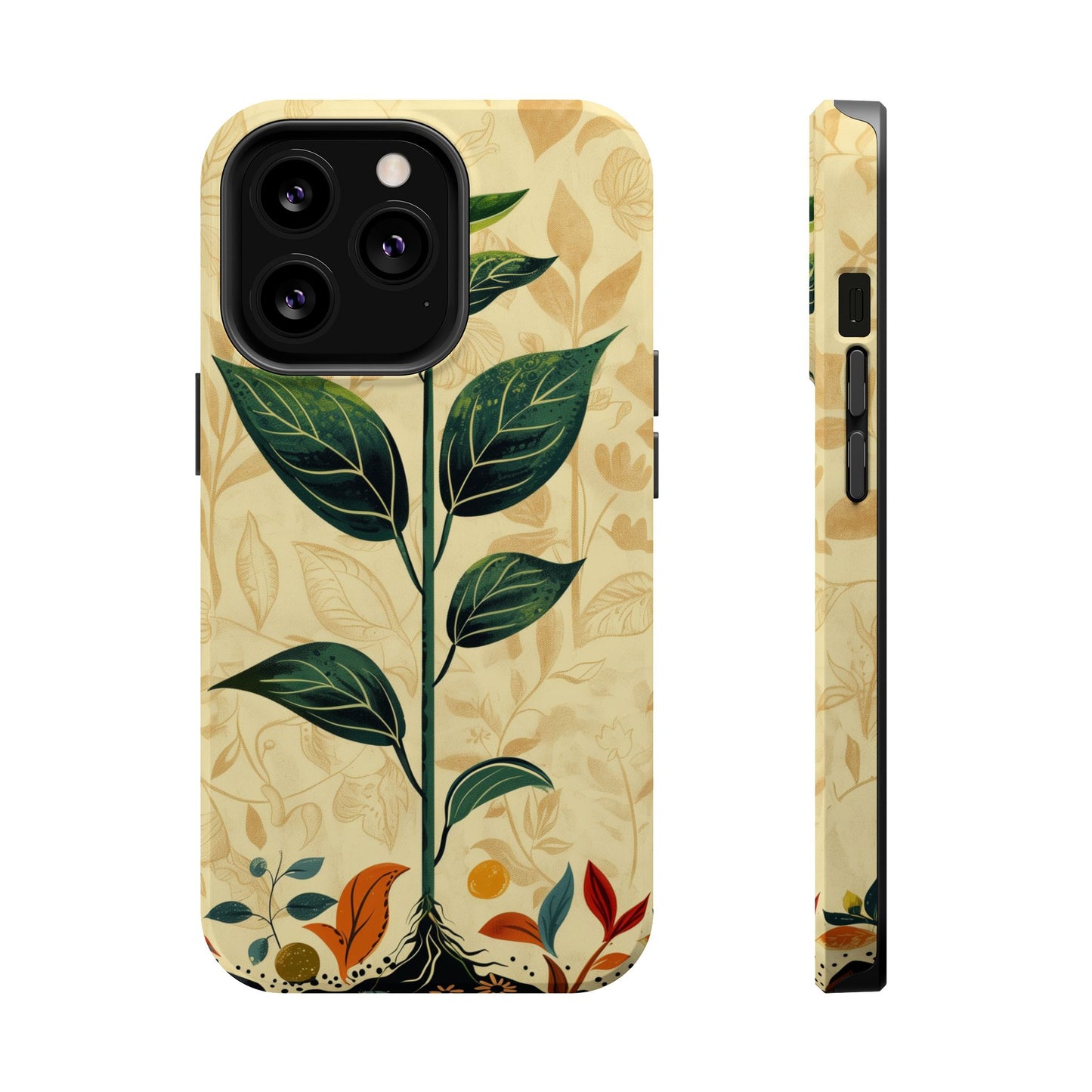 Plant Nature MagSafe® iPhone Tough Case Dual Layer Robust