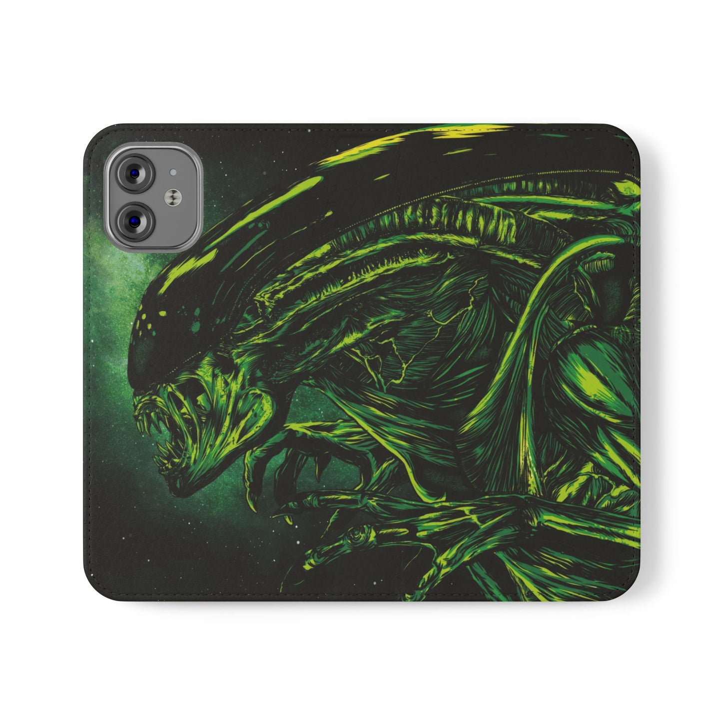 Alien Flip Case for iPhone & Samsung | PhoneMags