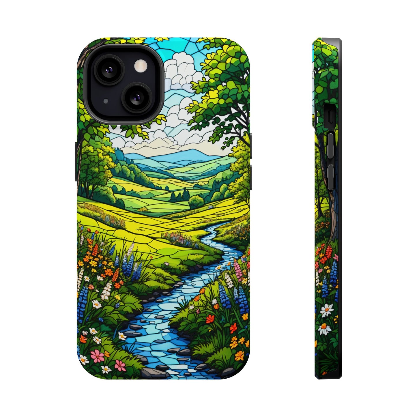 Art Nature MagSafe® iPhone Tough Case Dual Layer Robust