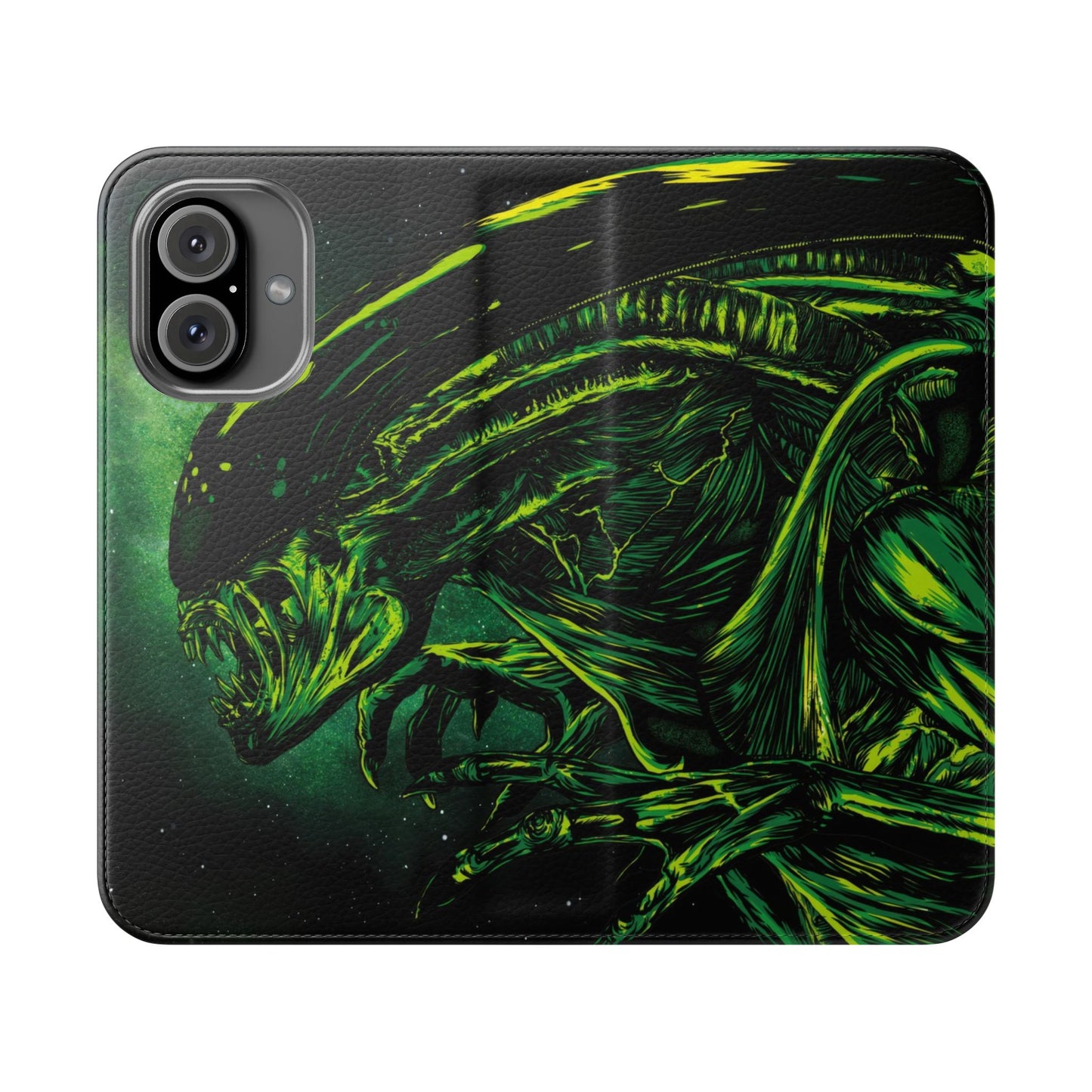 Alien Flip Case for iPhone & Samsung | PhoneMags