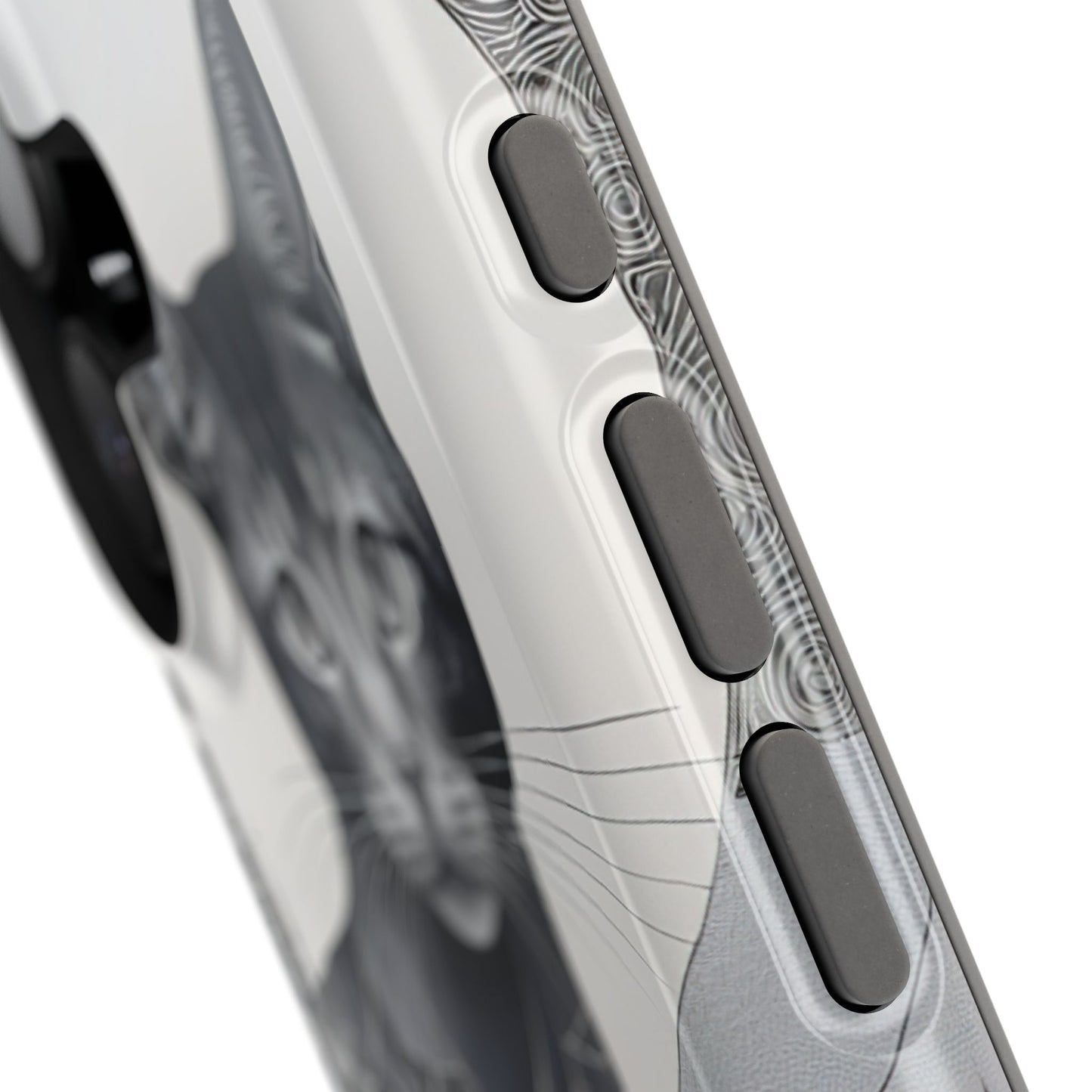 Abstract Cat MagSafe® iPhone Tough Case Dual Layer Robust