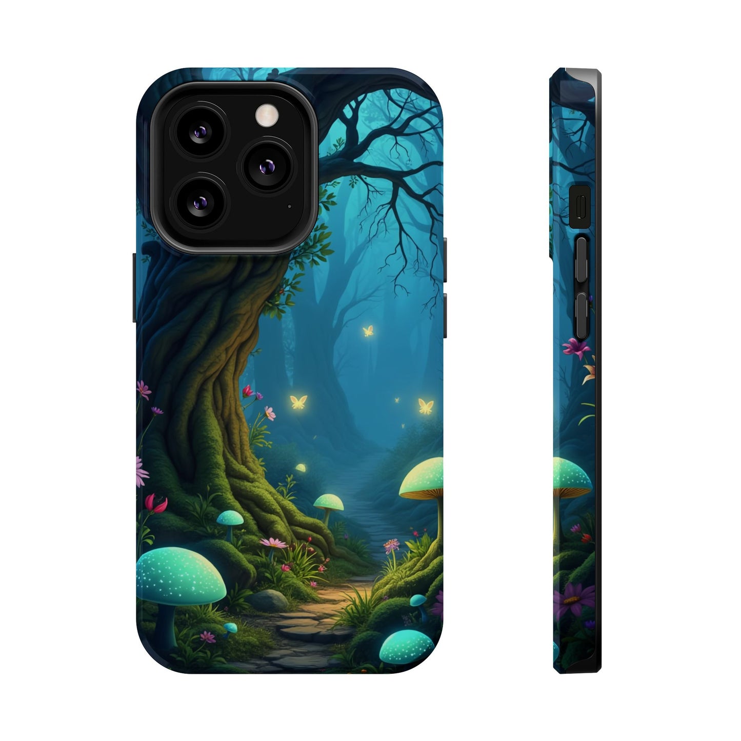 Shrooms Nature MagSafe® iPhone Tough Case Dual Layer Robust