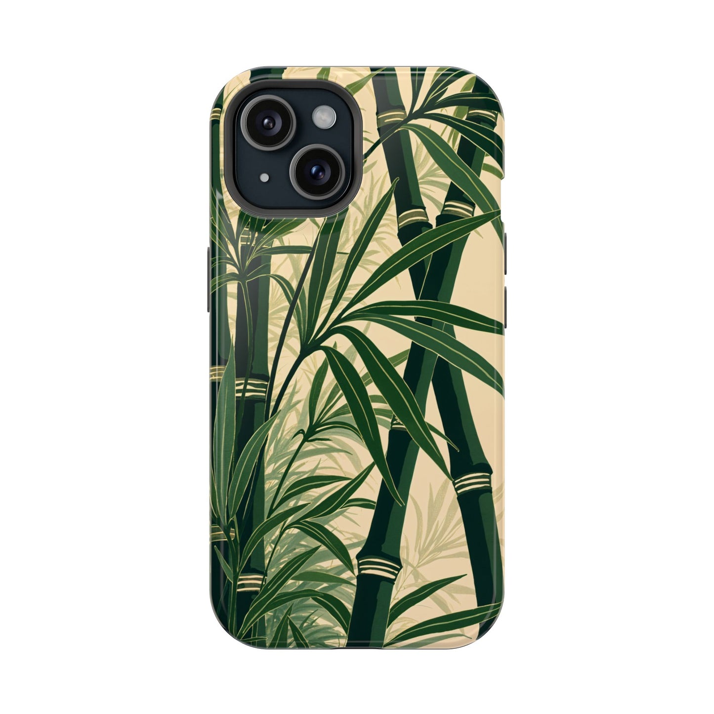 Bamboo Nature MagSafe® iPhone Tough Case Dual Layer Robust