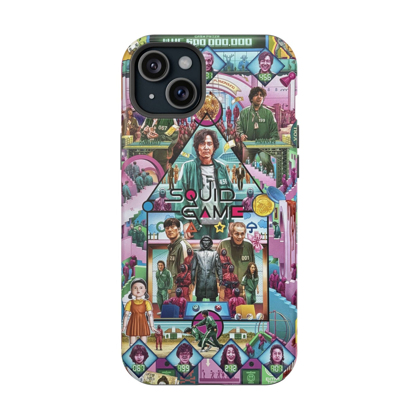 Squid Game MagSafe® iPhone Tough Case Dual Layer Robust