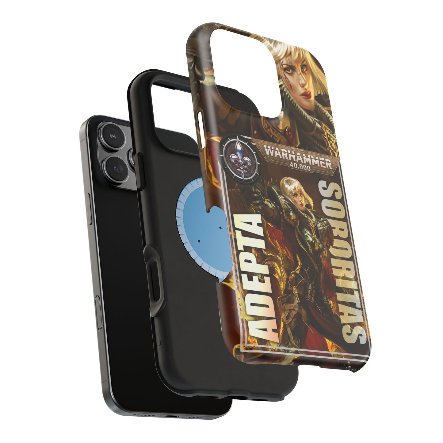 Warhammer Adepta Sororitas MagSafe® iPhone Tough Case Dual Layer Robust