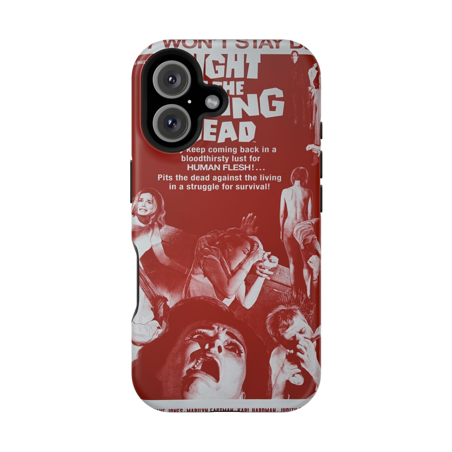 Night of the Living Dead MagSafe® iPhone Tough Case Dual Layer Robust