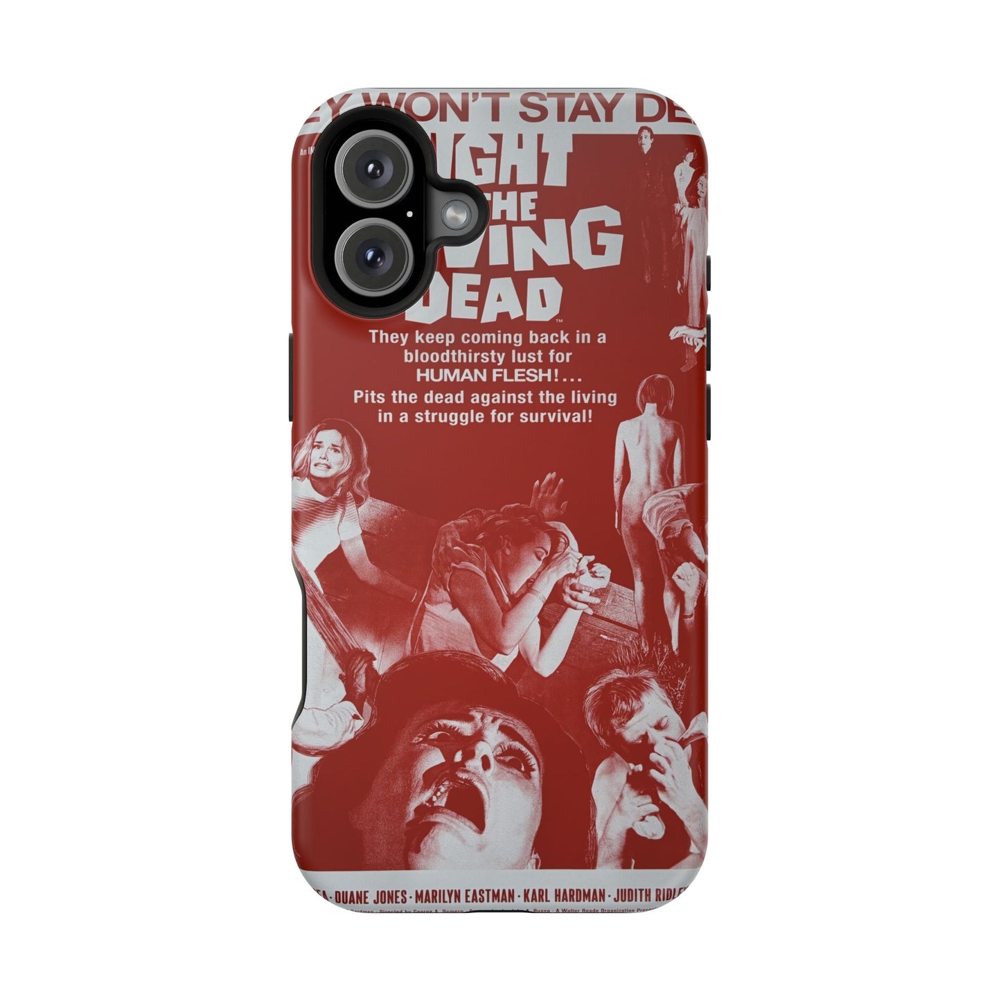 Night of the Living Dead MagSafe® iPhone Tough Case Dual Layer Robust