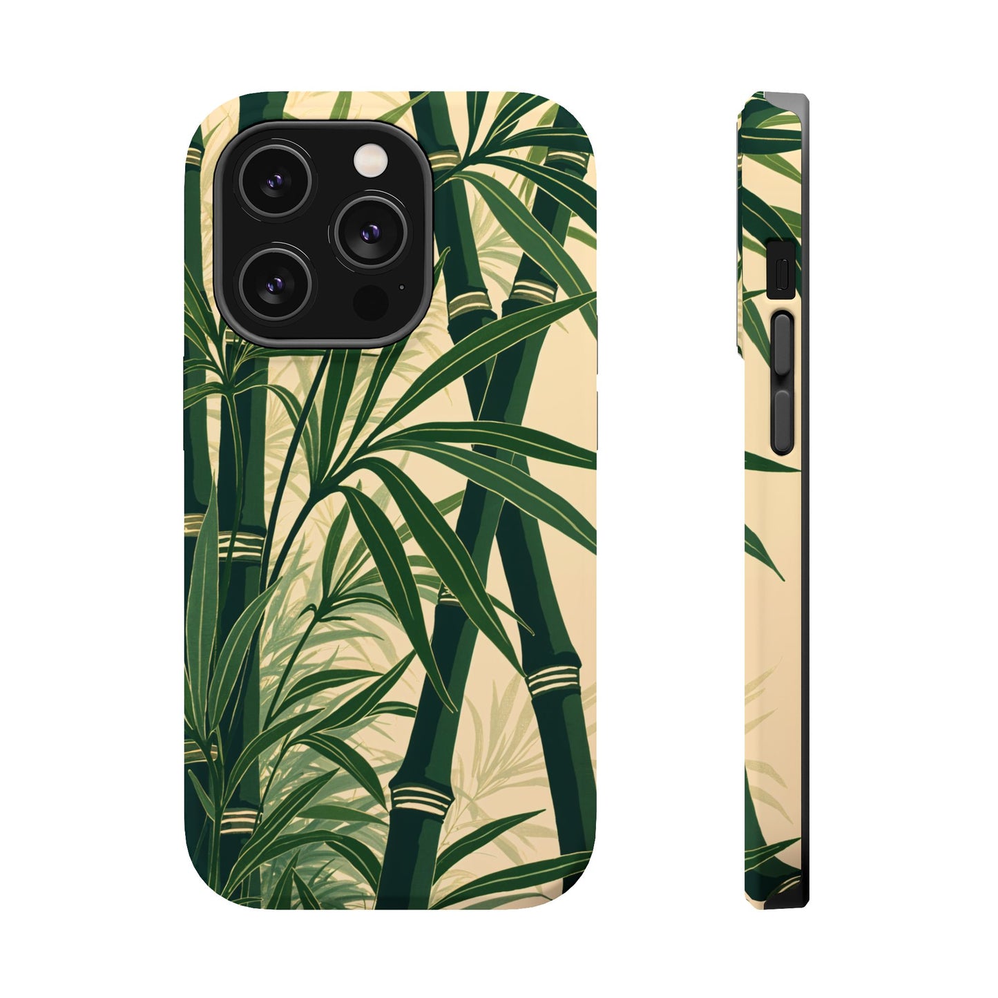Bamboo Nature MagSafe® iPhone Tough Case Dual Layer Robust