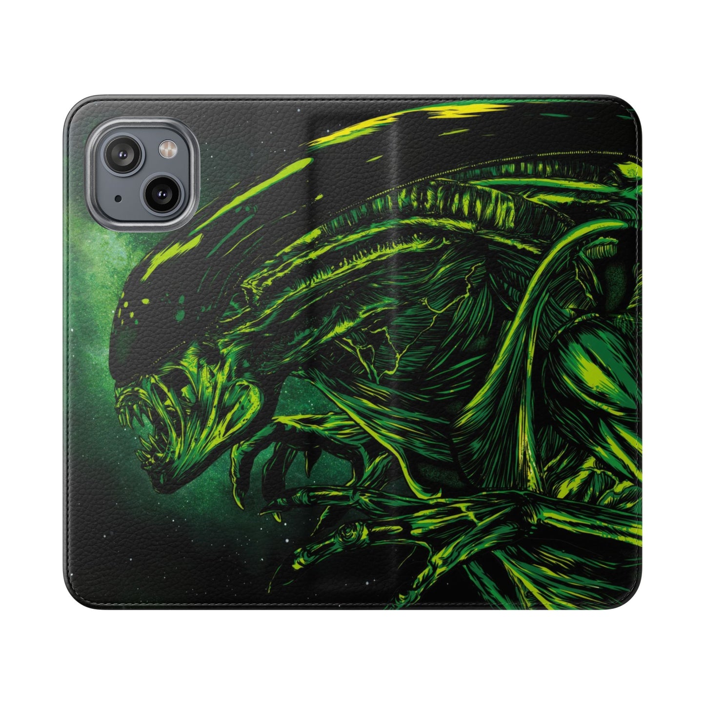 Alien iPhone & Samsung Flip Case