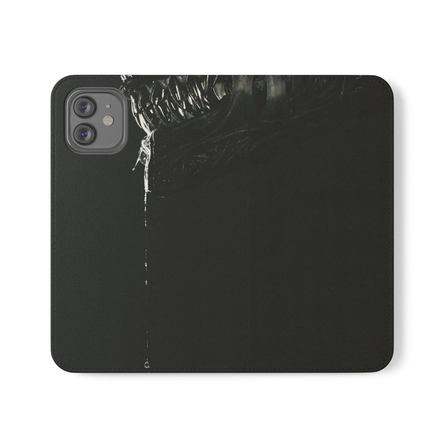 Black Alien Flip Case for iPhone & Samsung | PhoneMags