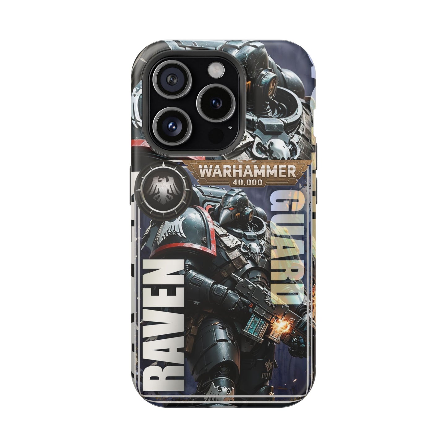 Warhammer Raven Guard MagSafe® iPhone Tough Case Dual Layer Robust