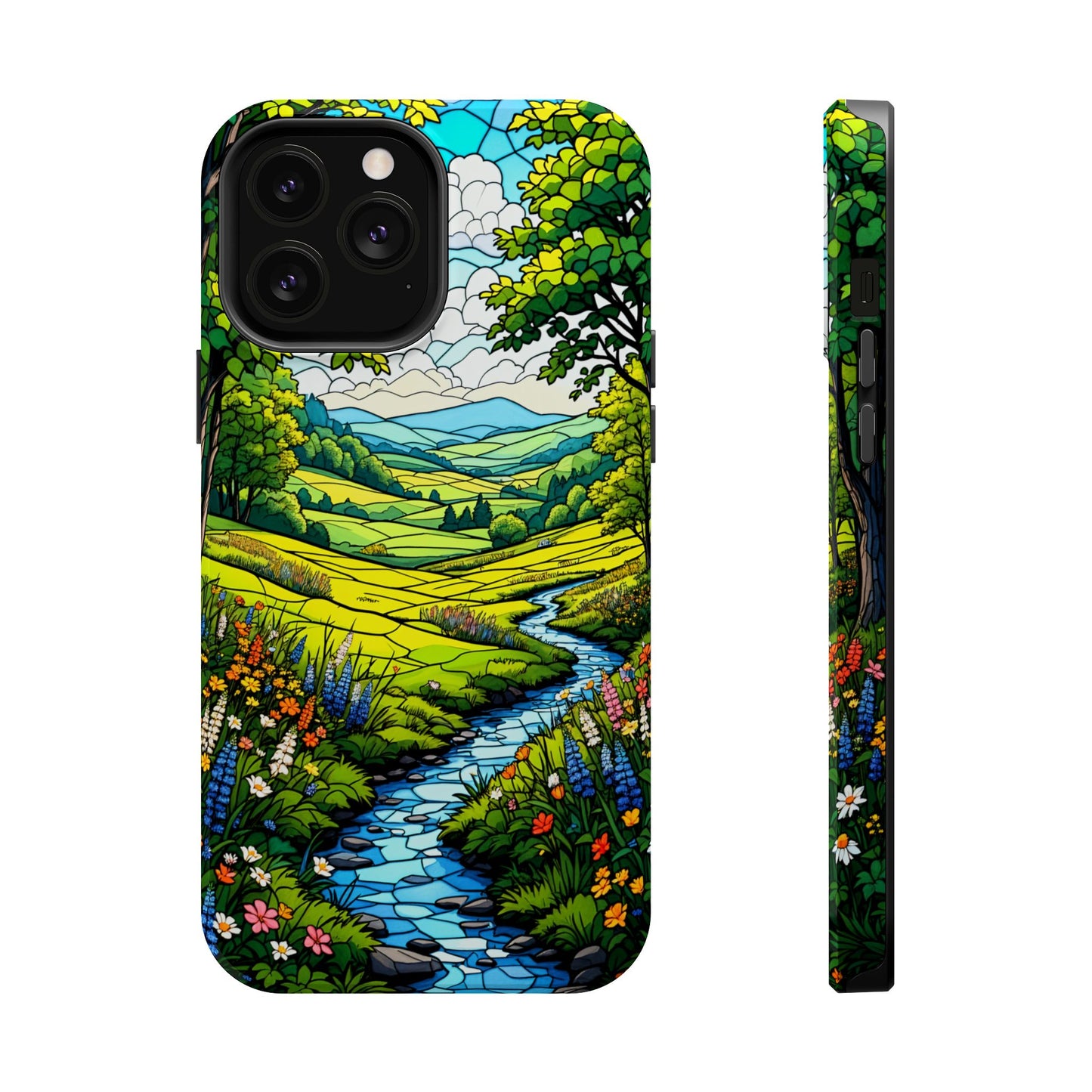 Art Nature MagSafe® iPhone Tough Case Dual Layer Robust