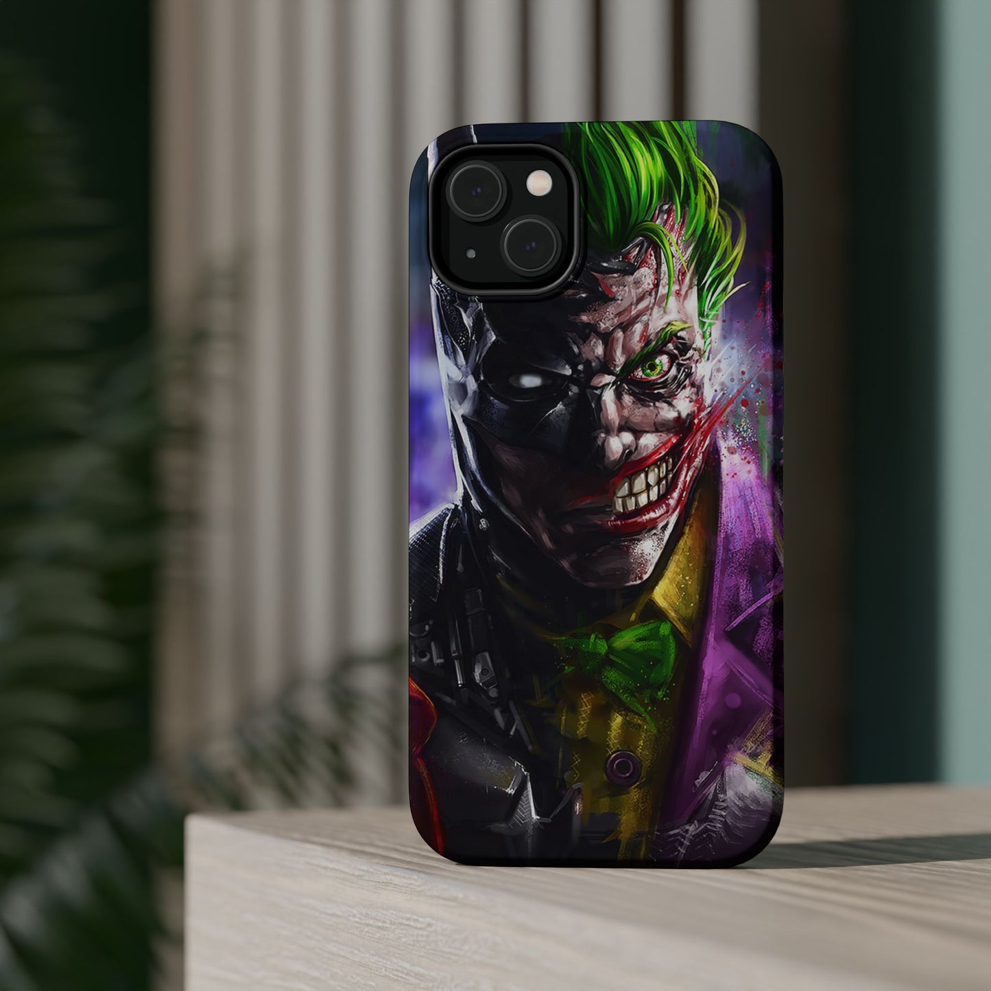 Joker Vs Bayman MagSafe® iPhone Tough Case Dual Layer Robust