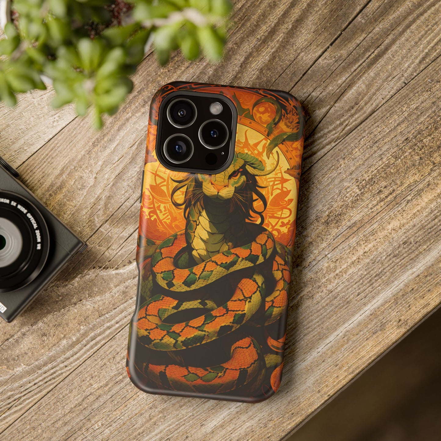 Serpent Art MagSafe® iPhone Tough Case Dual Layer Robust