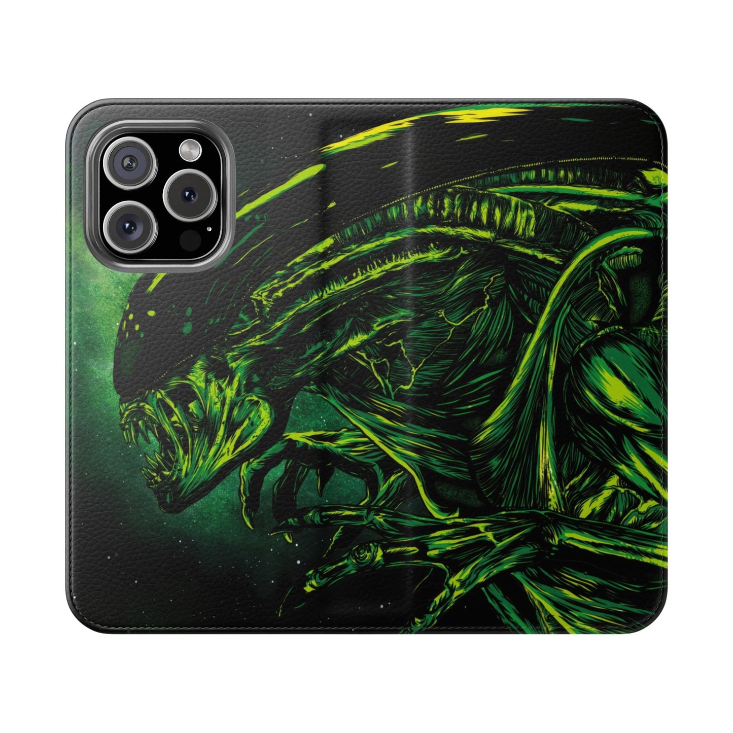 Alien Flip Case for iPhone & Samsung | PhoneMags