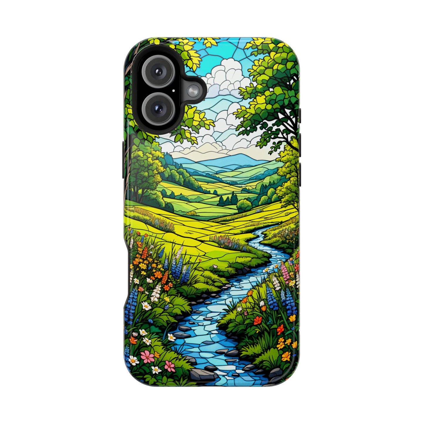 Art Nature MagSafe® iPhone Tough Case Dual Layer Robust