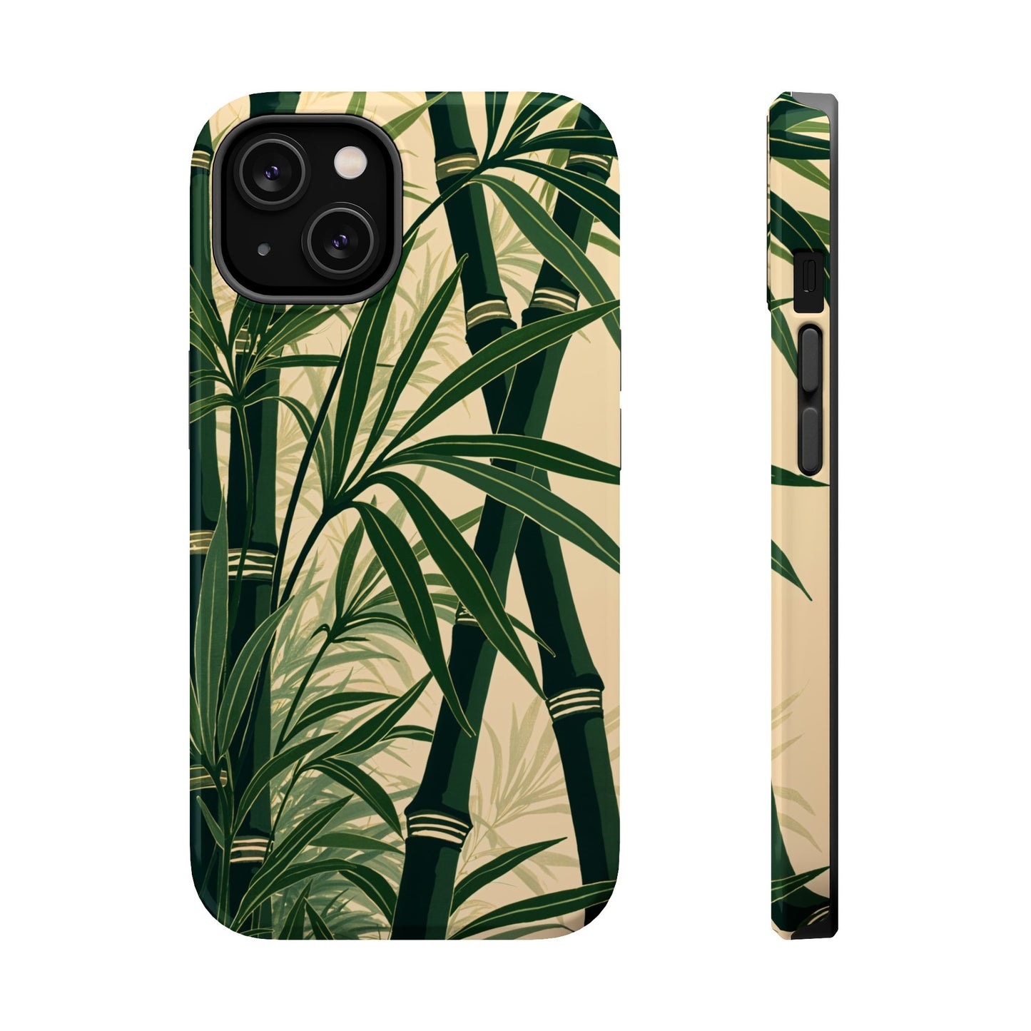 Bamboo Nature MagSafe® iPhone Tough Case Dual Layer Robust