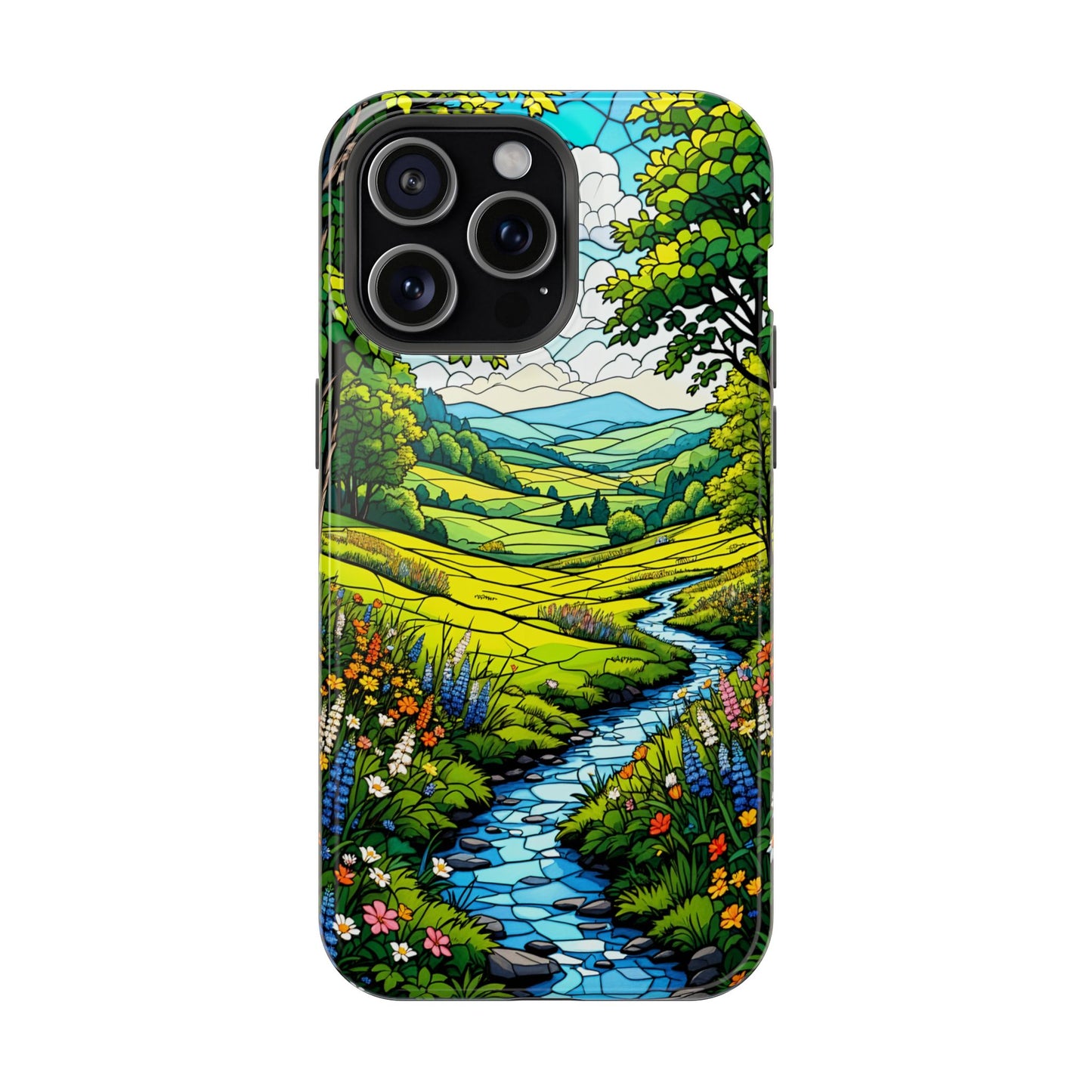 Art Nature MagSafe® iPhone Tough Case Dual Layer Robust
