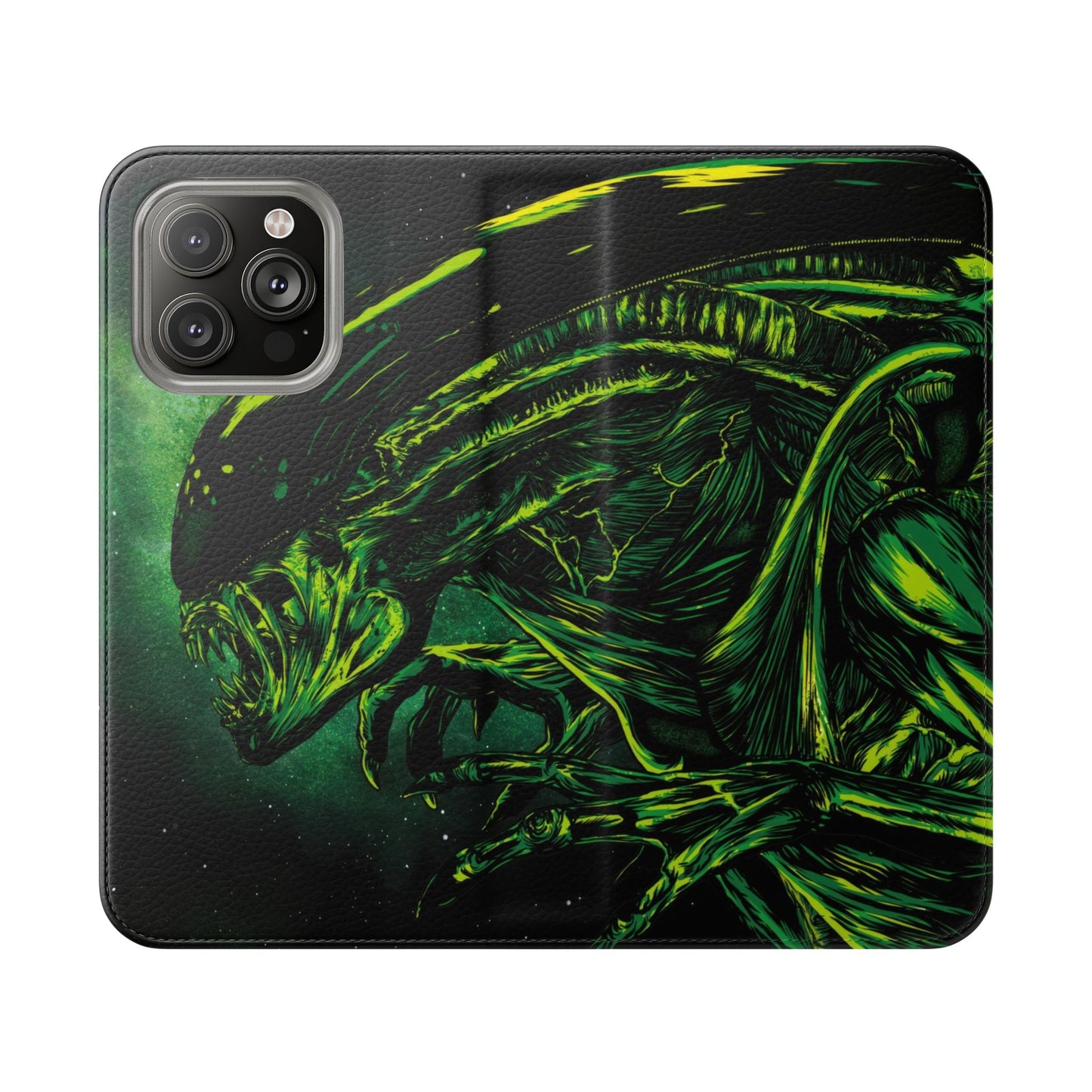 Alien iPhone & Samsung Flip Case