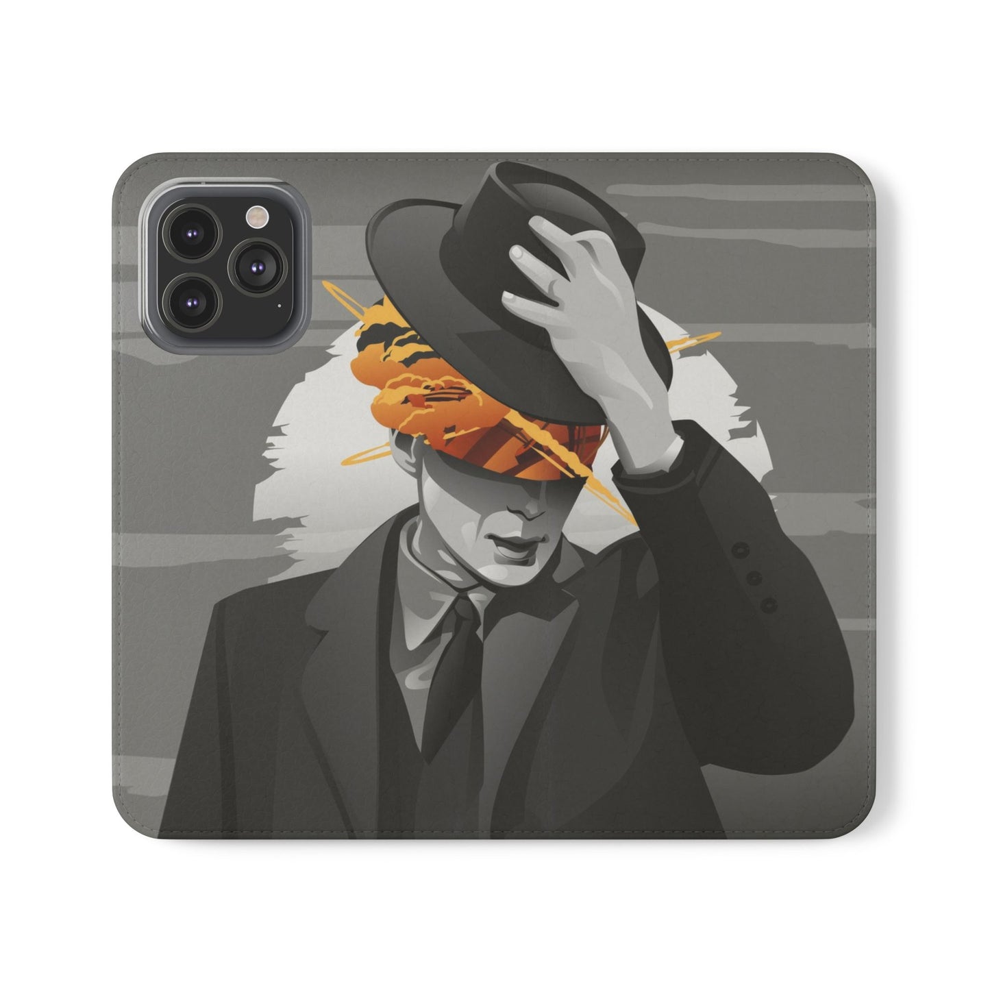Oppenheimer Man Flip Case for iPhone & Samsung | PhoneMags