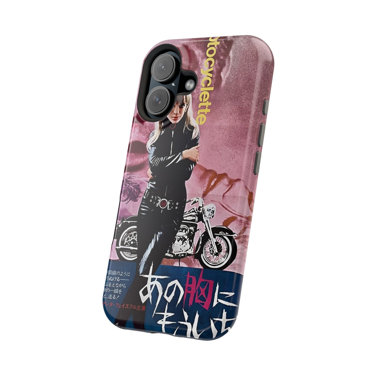The Girl on a Motorcycle MagSafe® iPhone Tough Case Dual Layer Robust