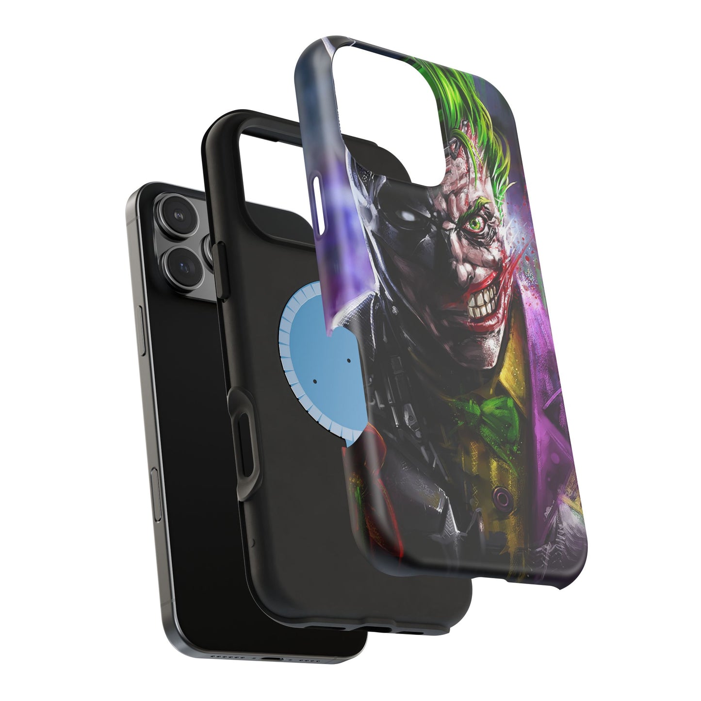 Joker Vs Bayman MagSafe® iPhone Tough Case Dual Layer Robust
