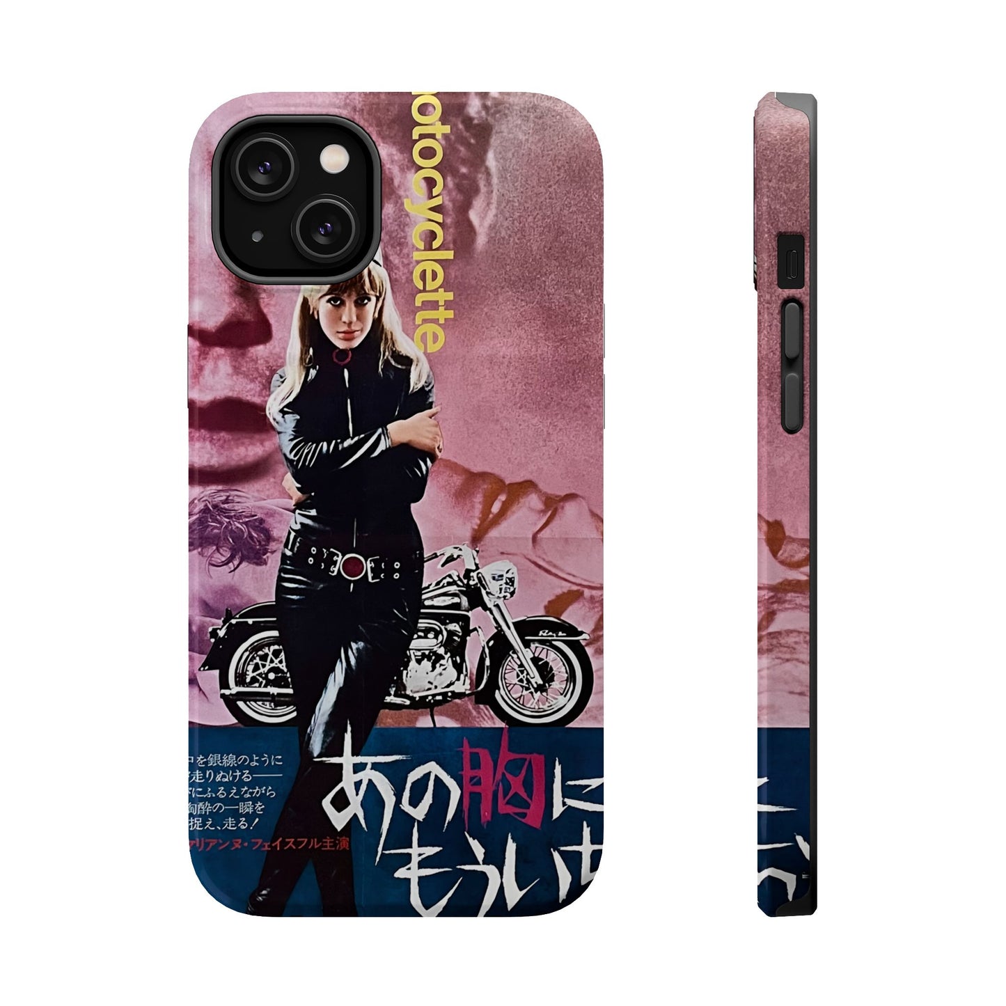 The Girl on a Motorcycle MagSafe® iPhone Tough Case Dual Layer Robust