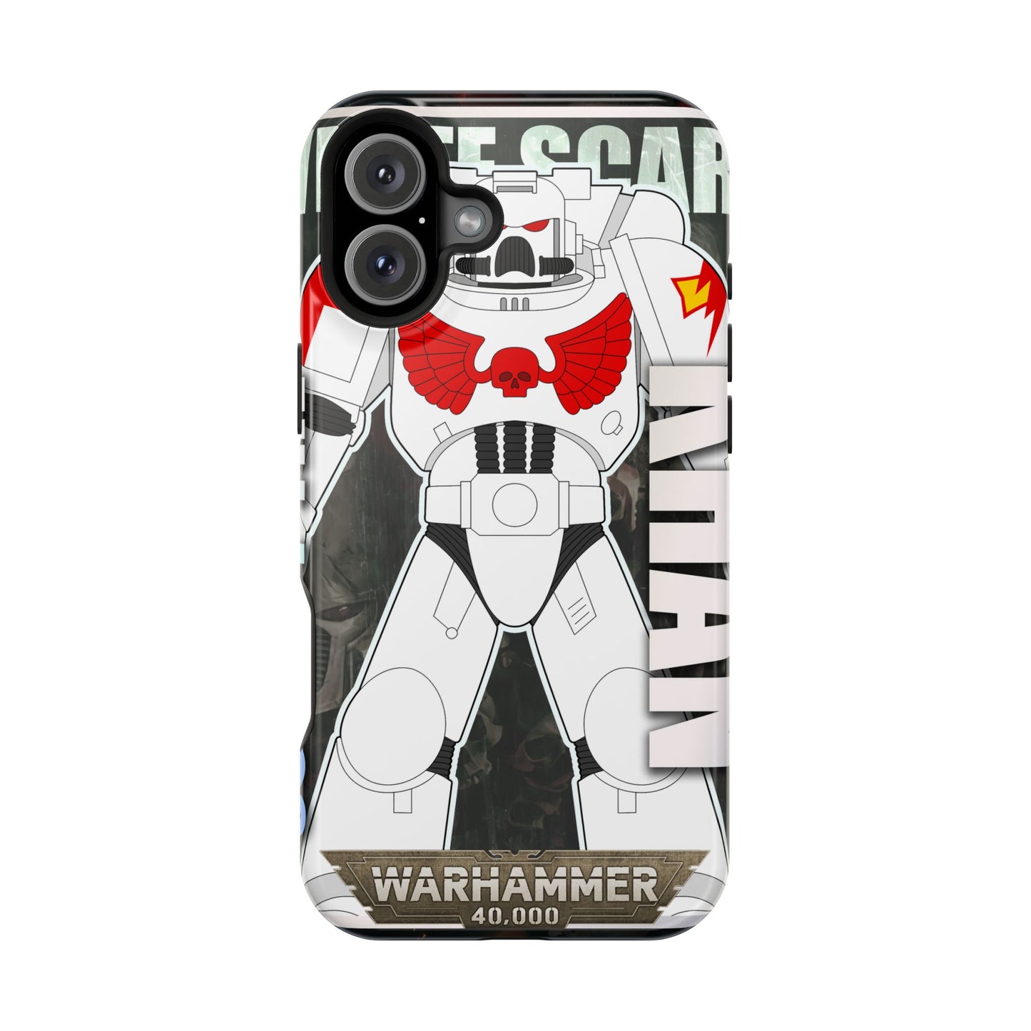 Warhammer White Scars MagSafe® iPhone Tough Case Dual Layer Robust