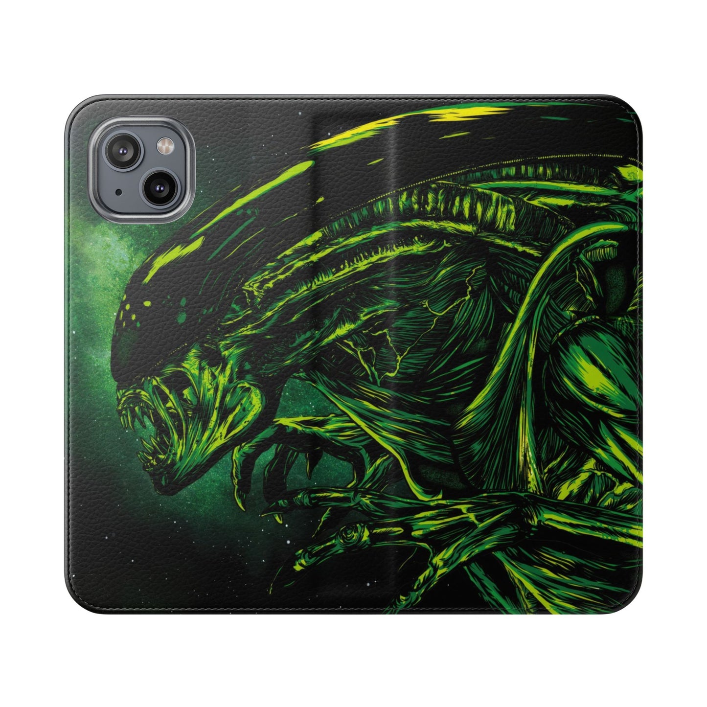 Alien iPhone & Samsung Flip Case
