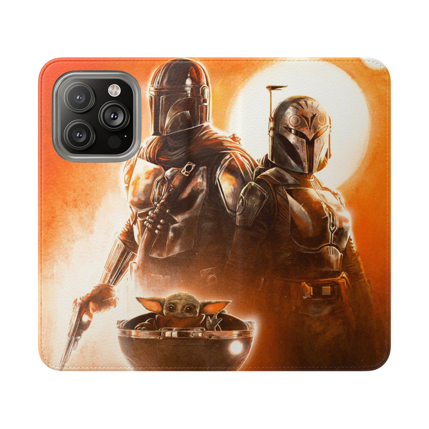 Mandalorian iPhone & Samsung Flip Case