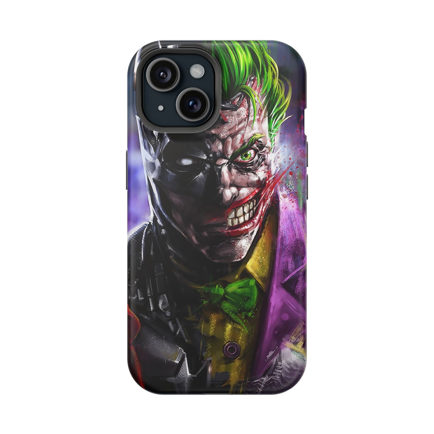 Joker Vs Bayman MagSafe® iPhone Tough Case Dual Layer Robust