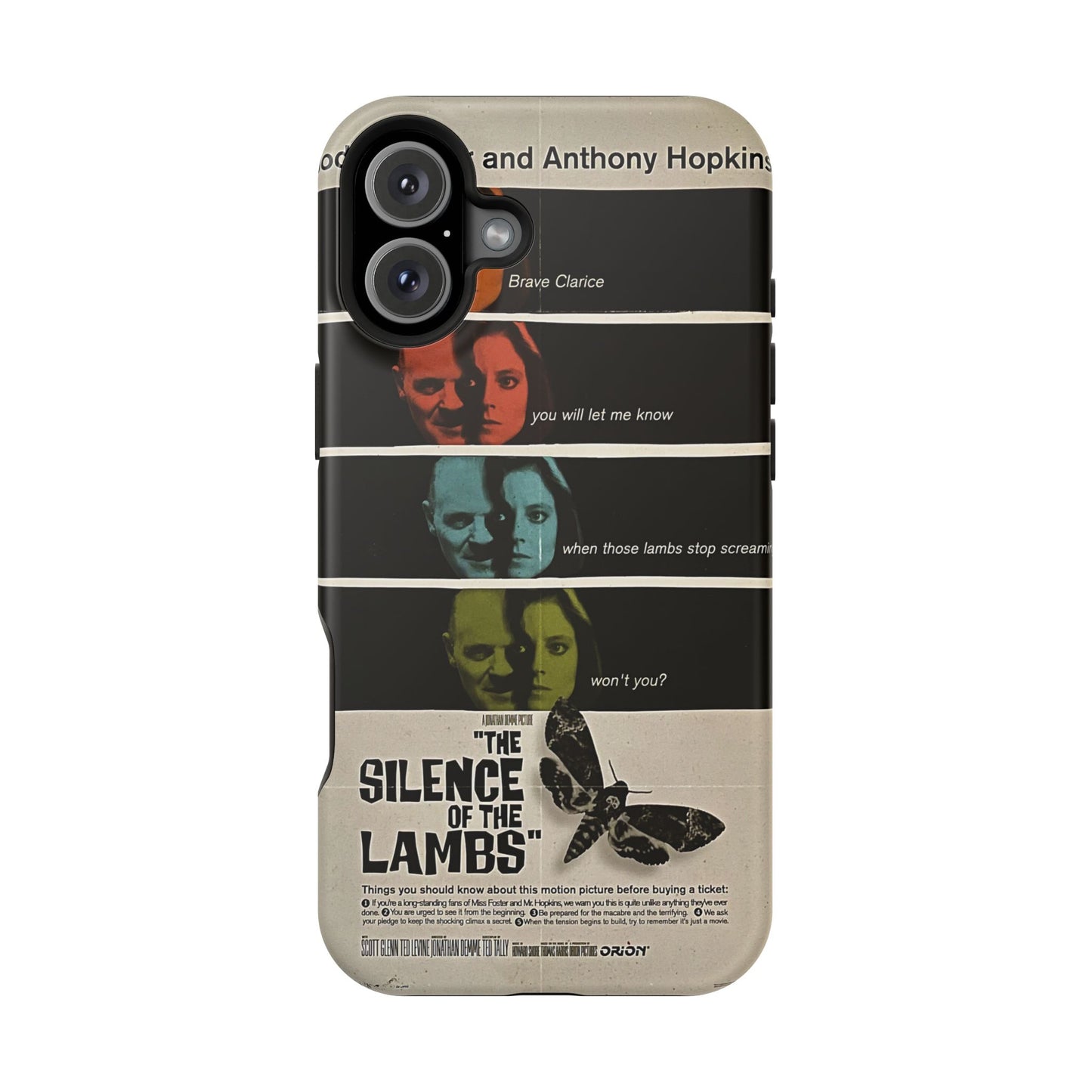 Silence of the Lambs MagSafe® iPhone Tough Case Dual Layer Robust