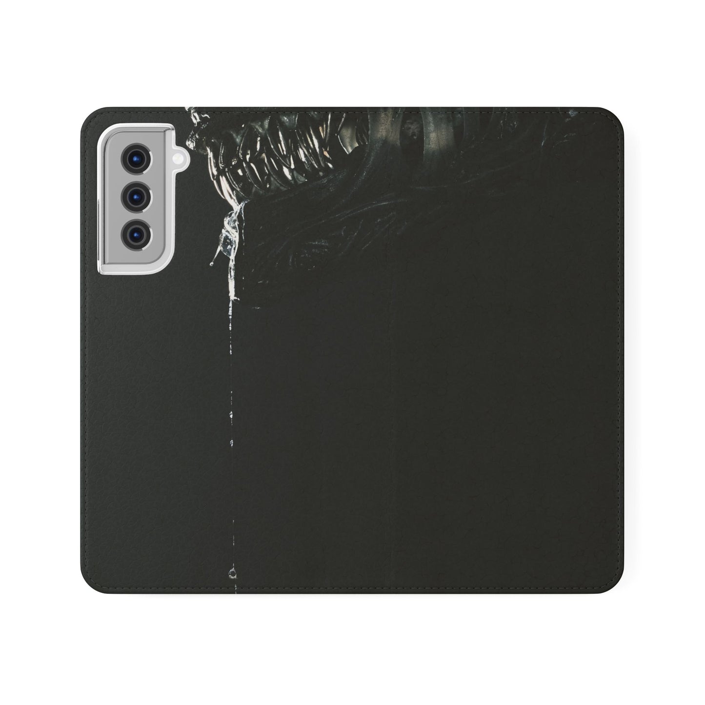 Black Alien Flip Case for iPhone & Samsung | PhoneMags