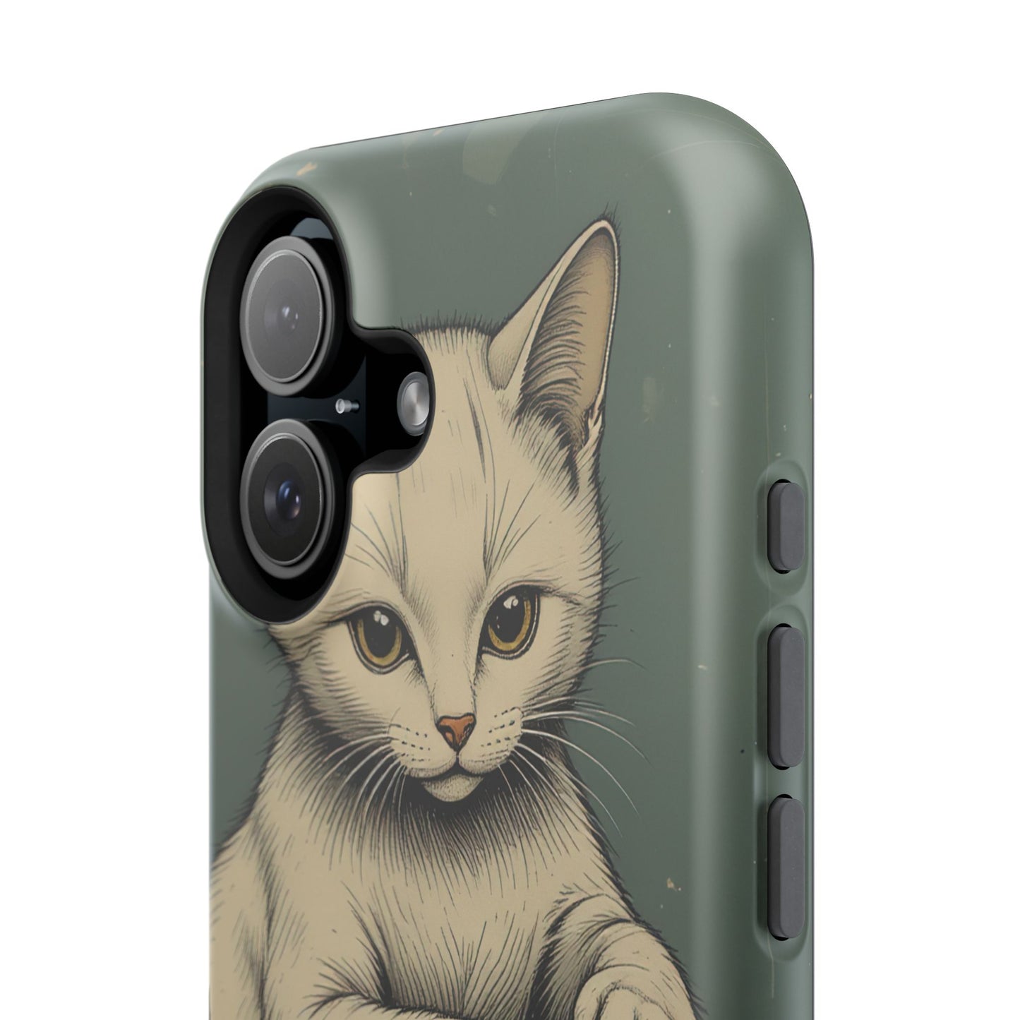 Cat & Skull MagSafe® iPhone Tough Case Dual Layer Robust