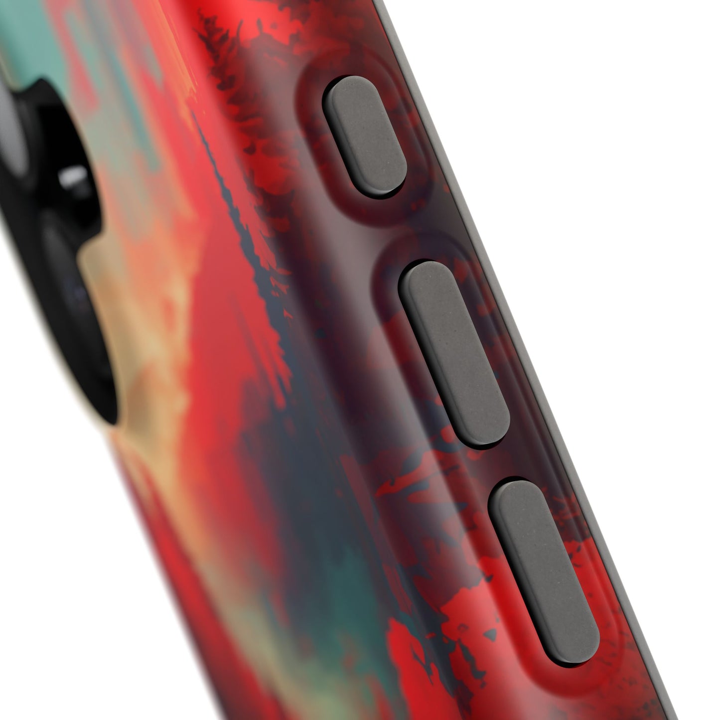 Red Nature MagSafe® iPhone Tough Case Dual Layer Robust