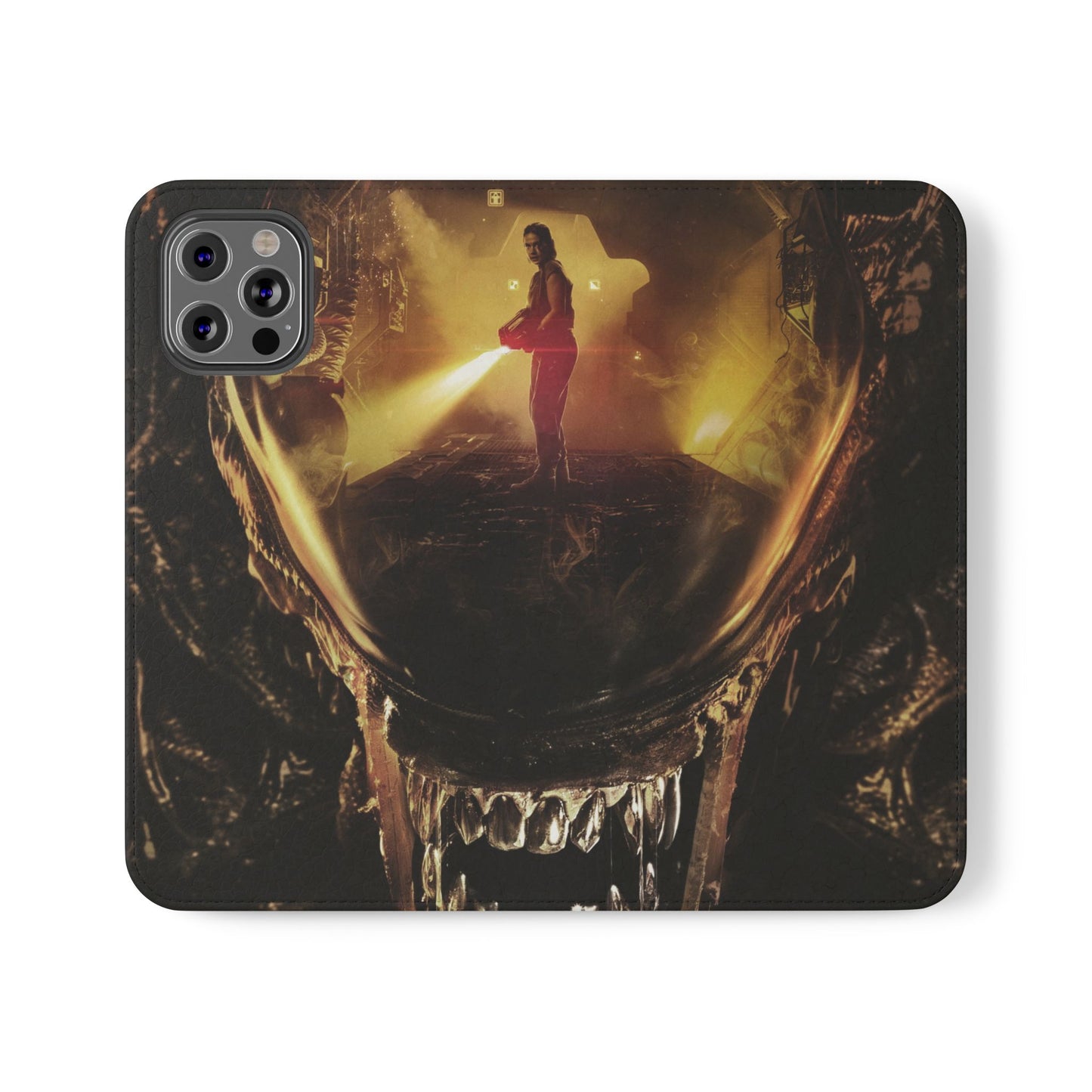 Alien iPhone & Samsung Flip Case | PhoneMags
