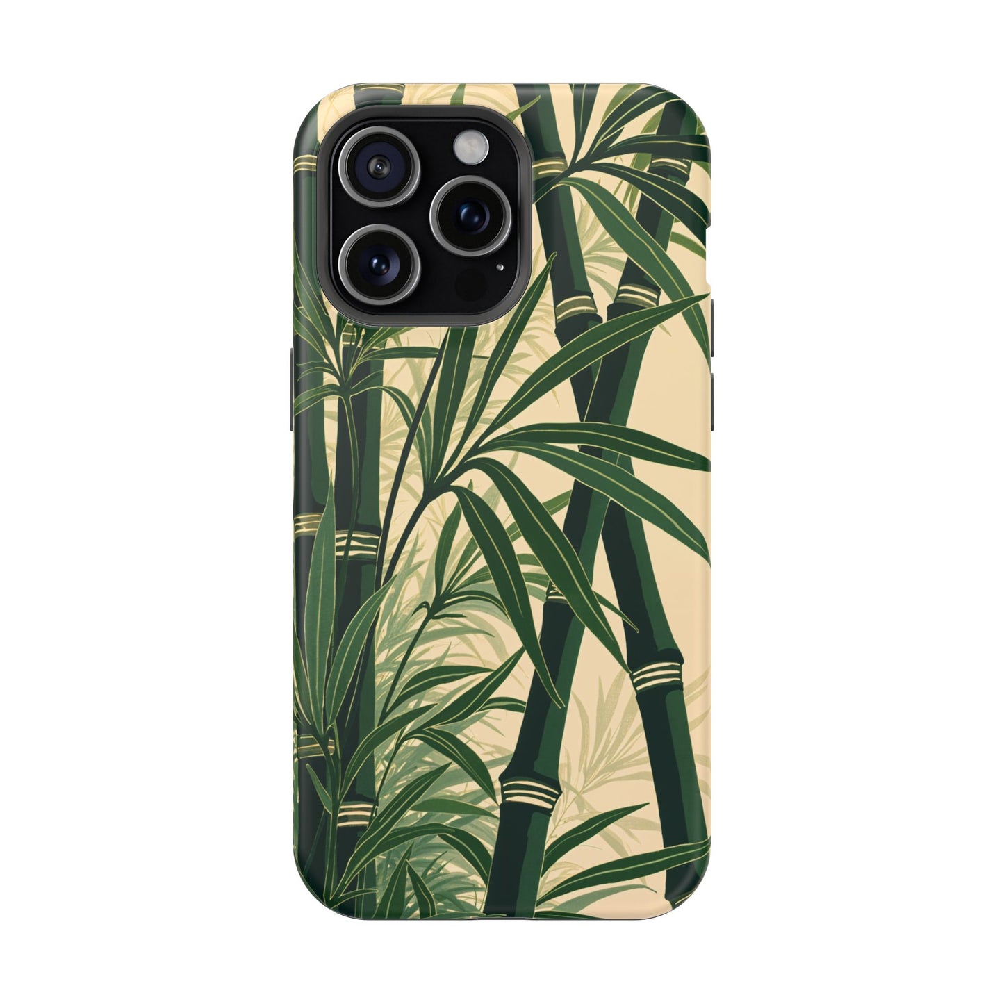 Bamboo Nature MagSafe® iPhone Tough Case Dual Layer Robust
