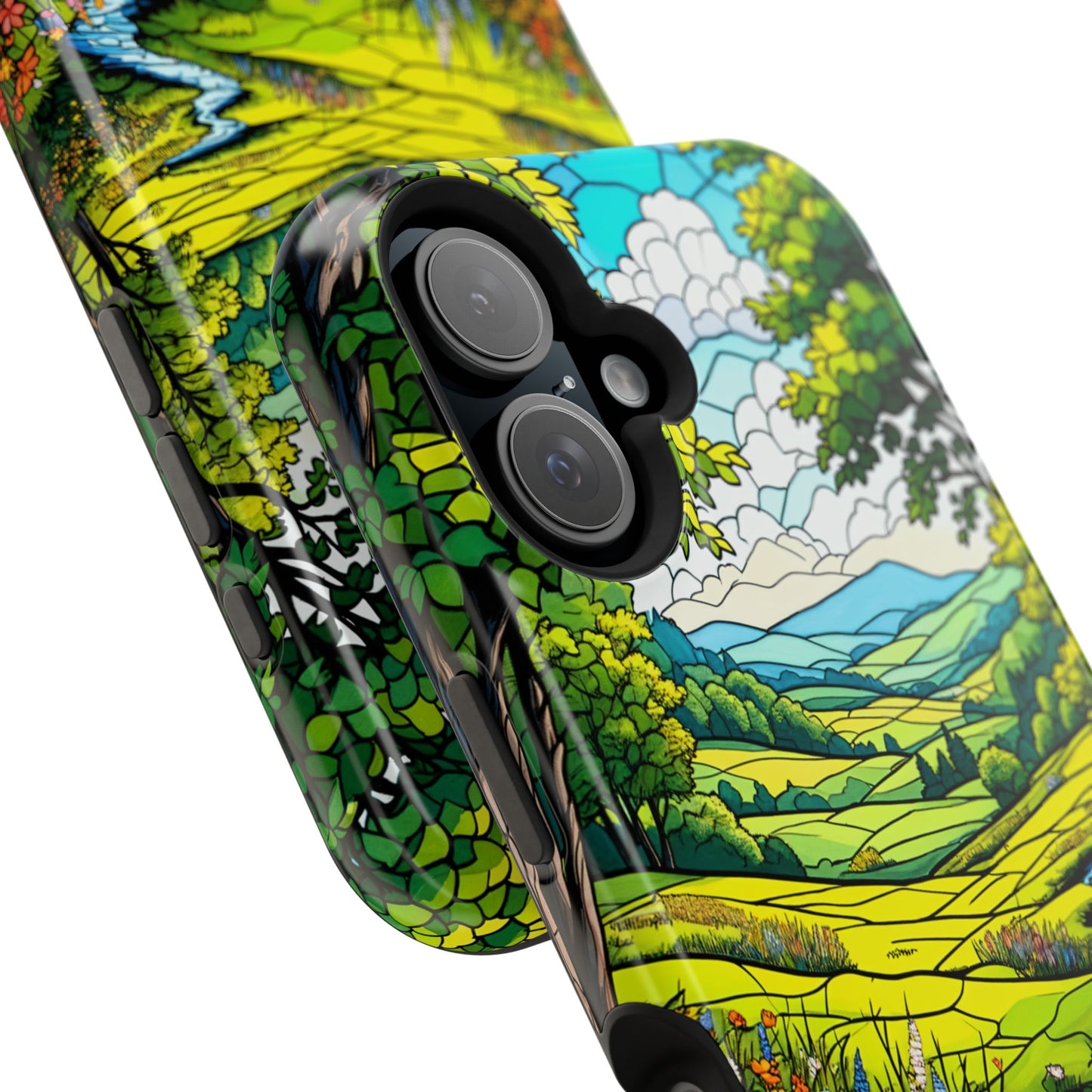 Art Nature MagSafe® iPhone Tough Case Dual Layer Robust