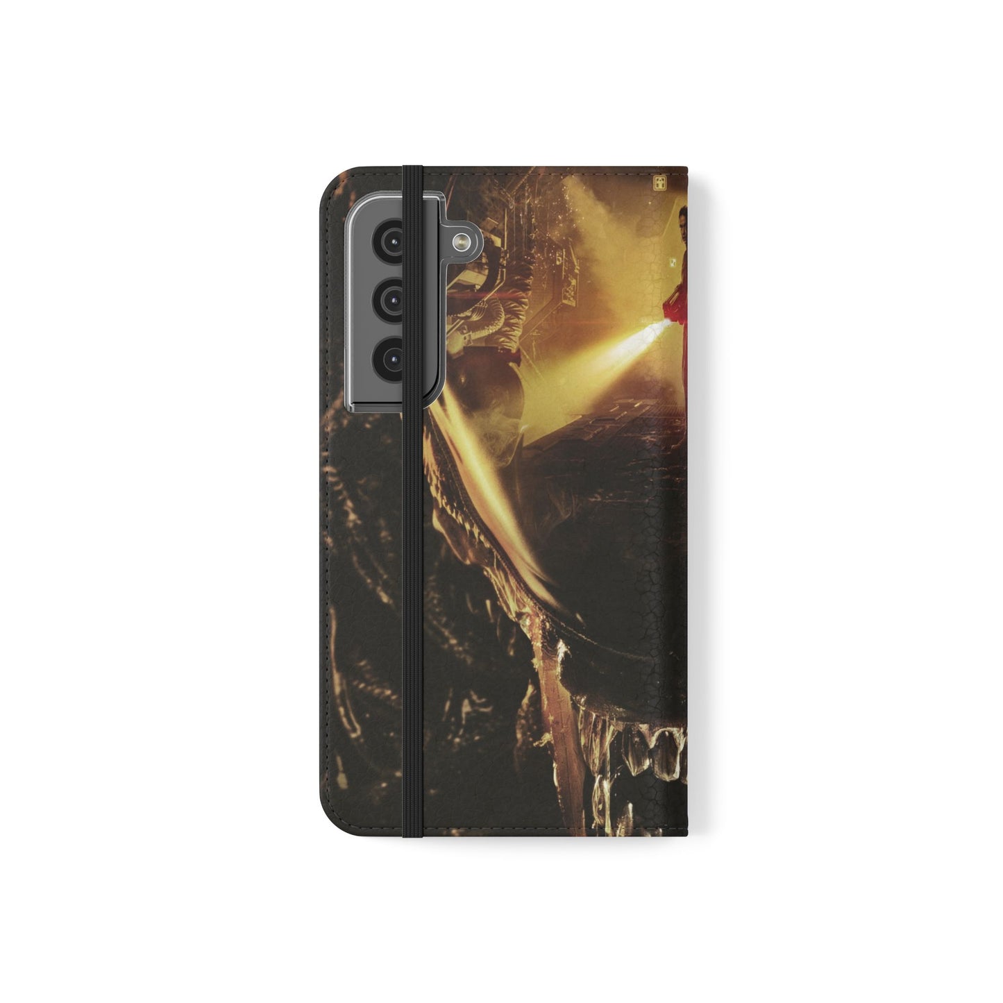 Alien iPhone & Samsung Flip Case