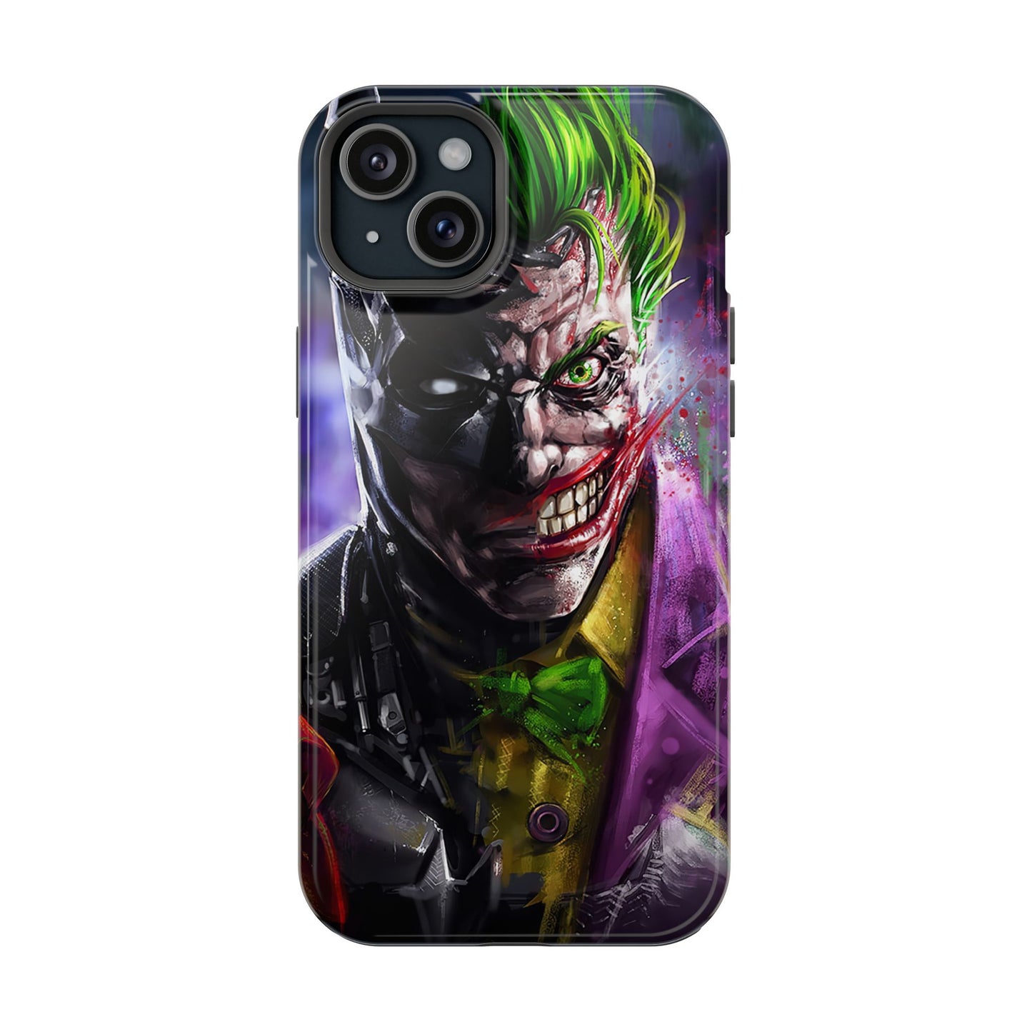 Joker Vs Bayman MagSafe® iPhone Tough Case Dual Layer Robust