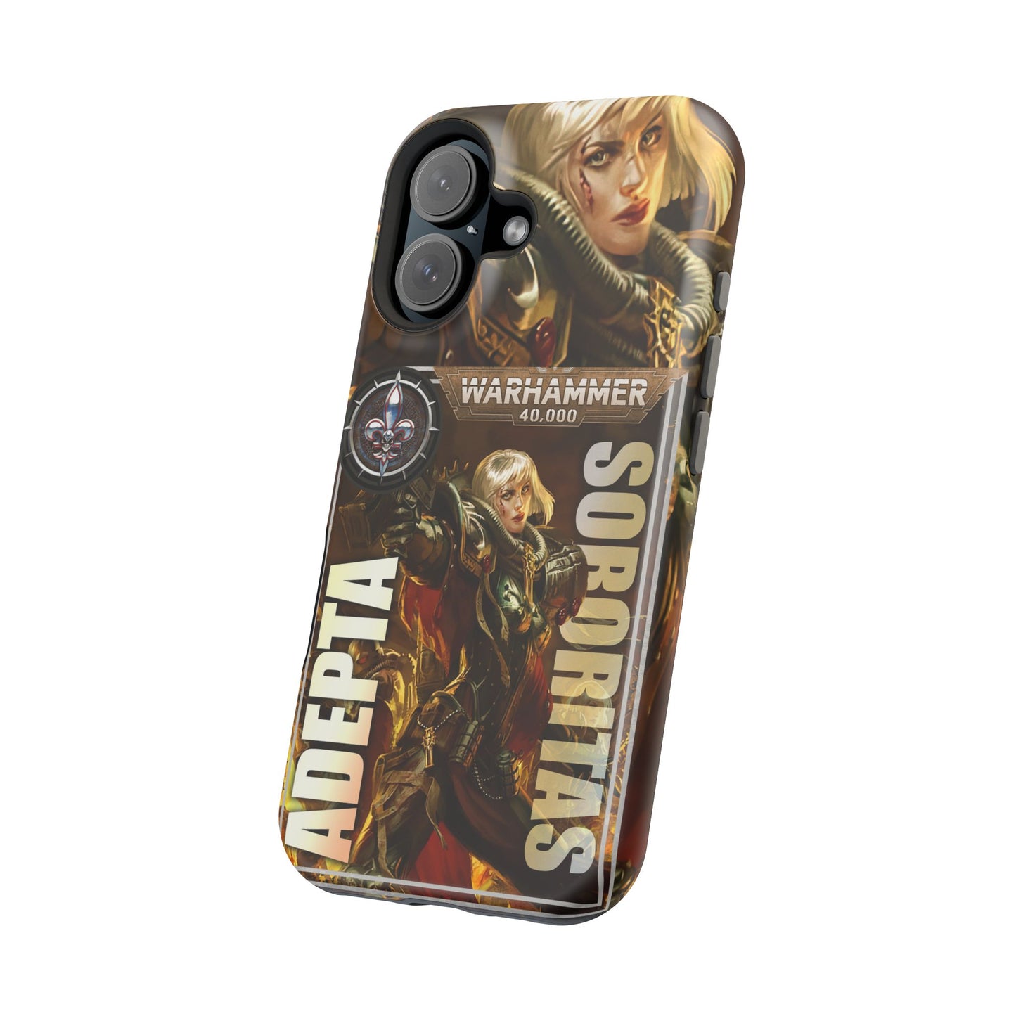 Warhammer Adepta Sororitas MagSafe® iPhone Tough Case Dual Layer Robust
