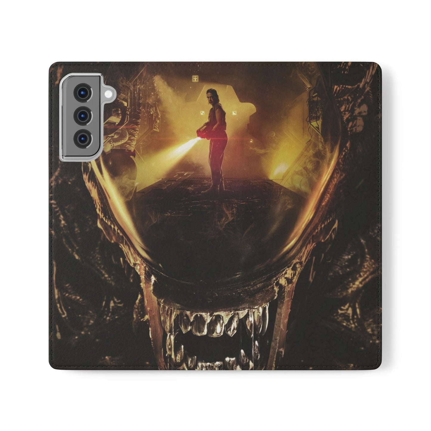 Alien iPhone & Samsung Flip Case | PhoneMags