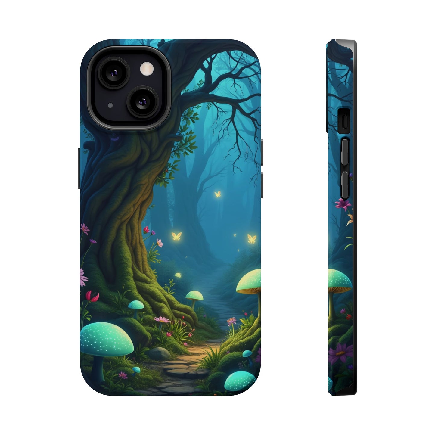 Shrooms Nature MagSafe® iPhone Tough Case Dual Layer Robust